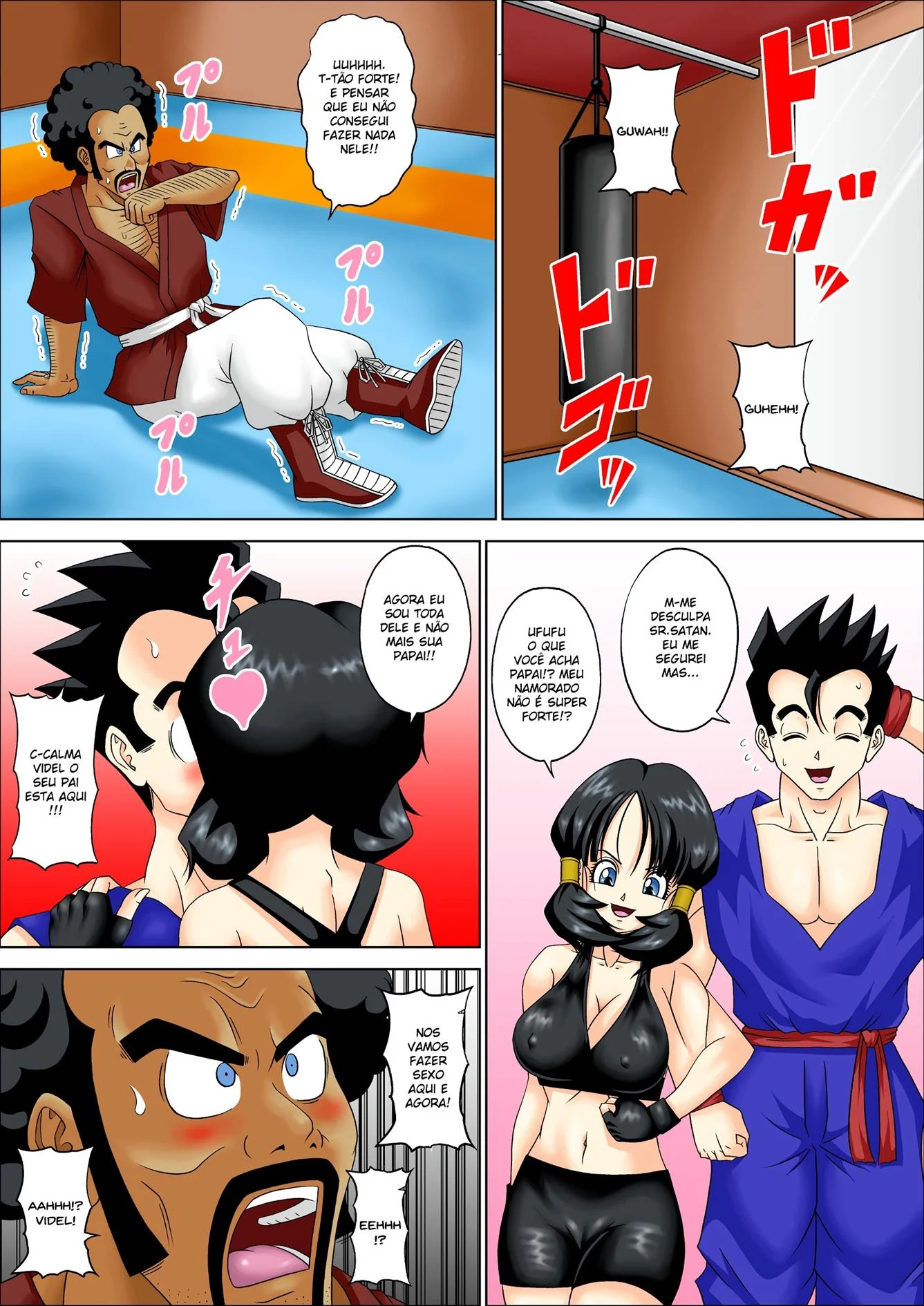 O treinamento de Videl – Penetração Dupla – Sem Censura