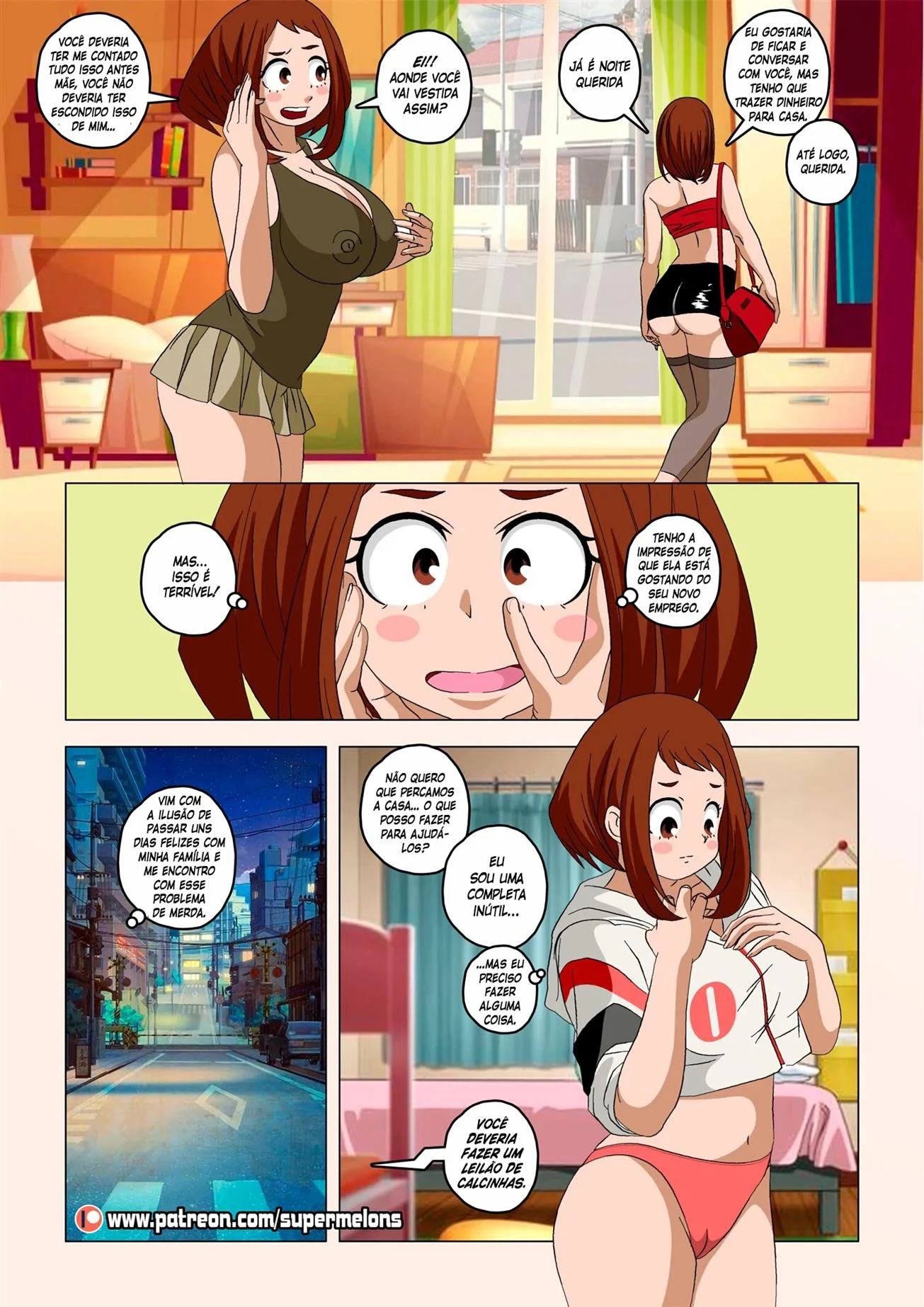 Ochako volta para casa – hentai sem censura – PT-BR