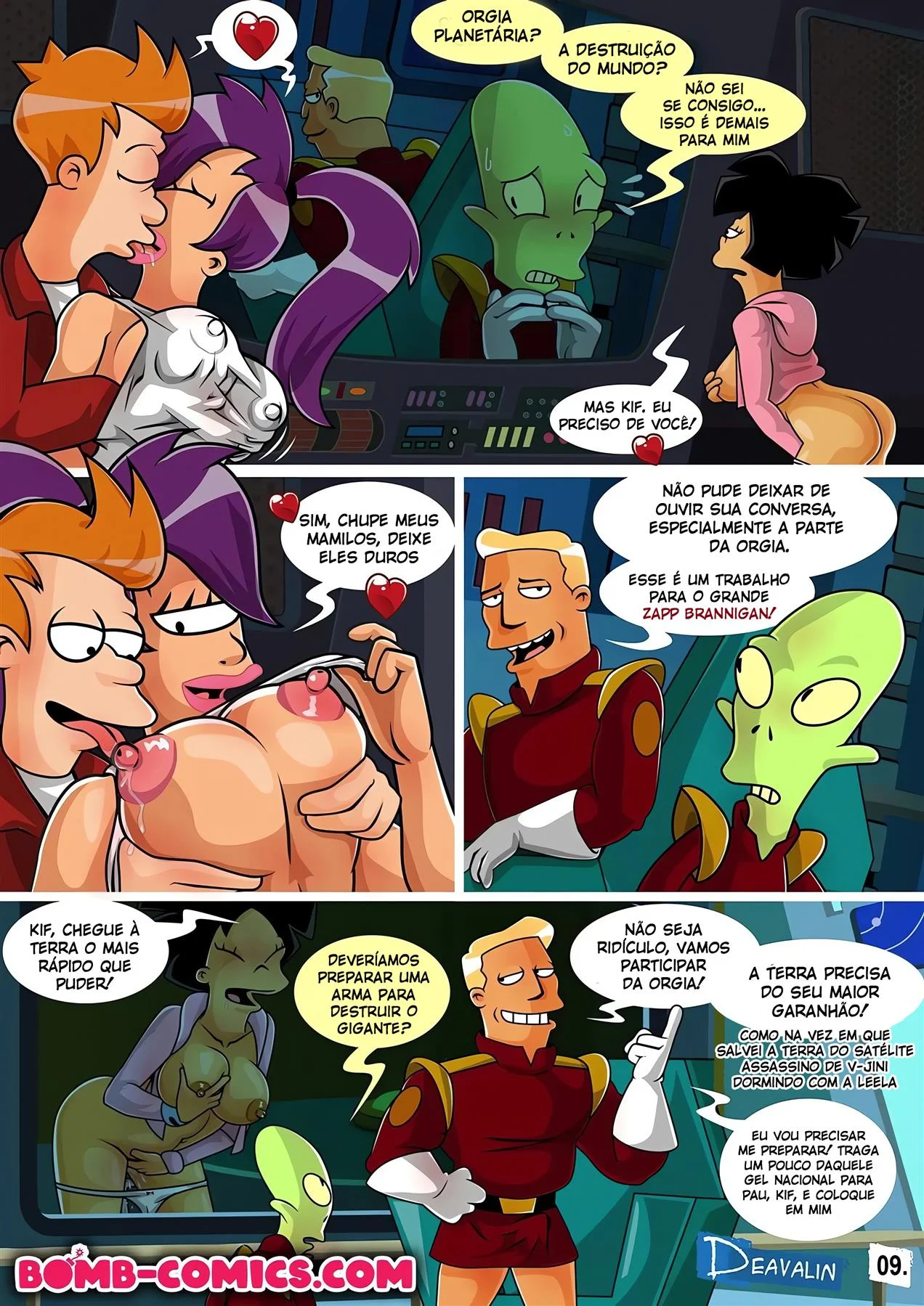 Orgia Para Salvar a Terra – hentai sem censura – Desenho Erótico