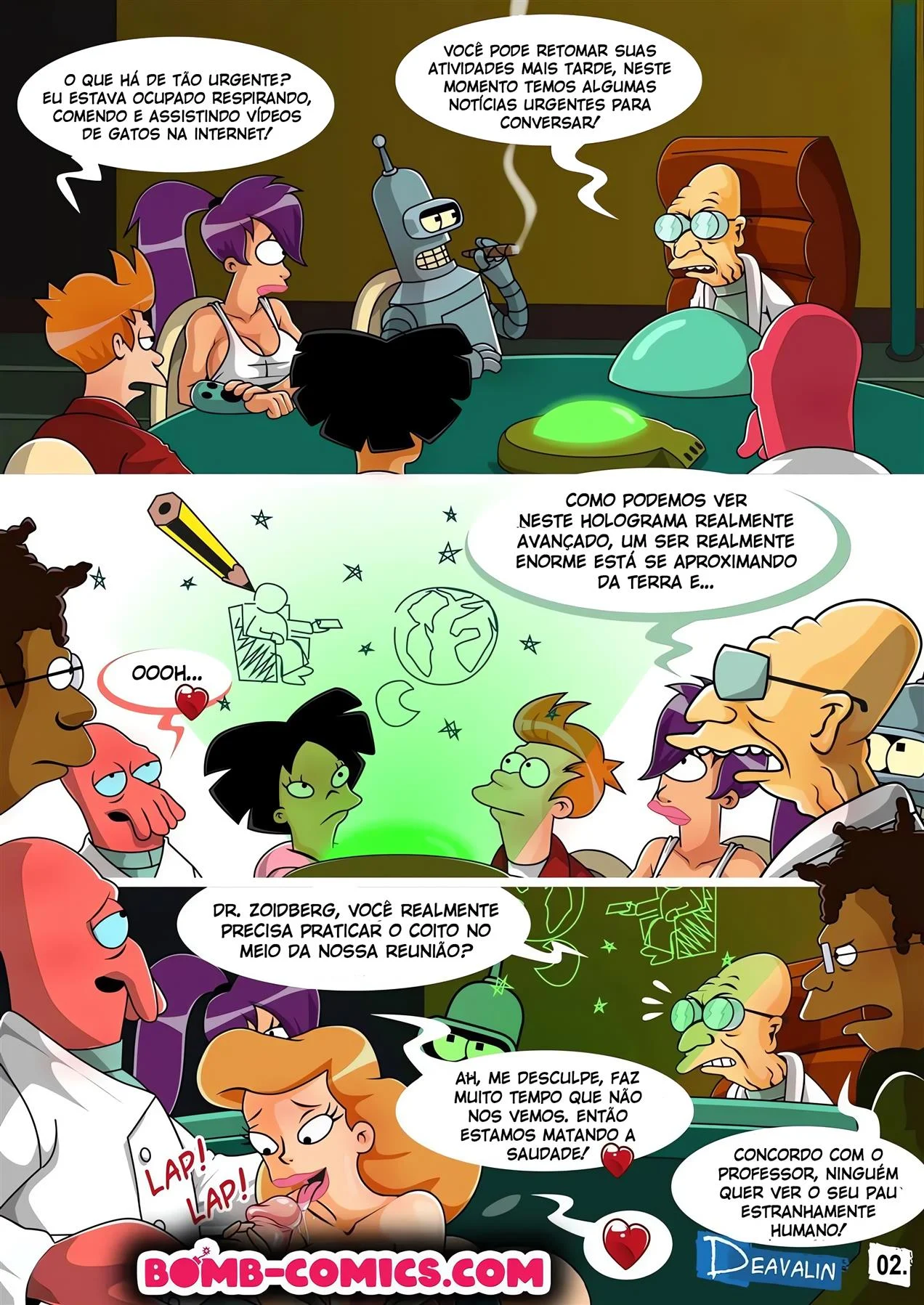 Orgia Para Salvar a Terra – hentai sem censura – Desenho Erótico