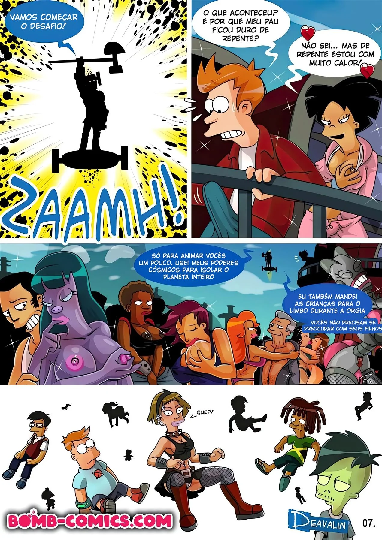 Orgia Para Salvar a Terra – hentai sem censura – Desenho Erótico