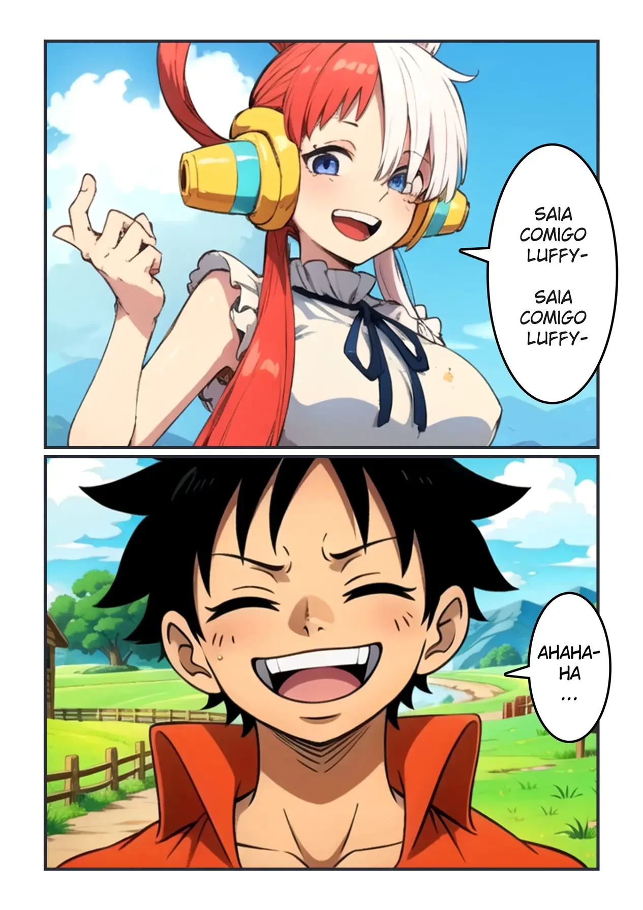 Os Laços de Luffy e Uta – hentai sem censura – Atualizado