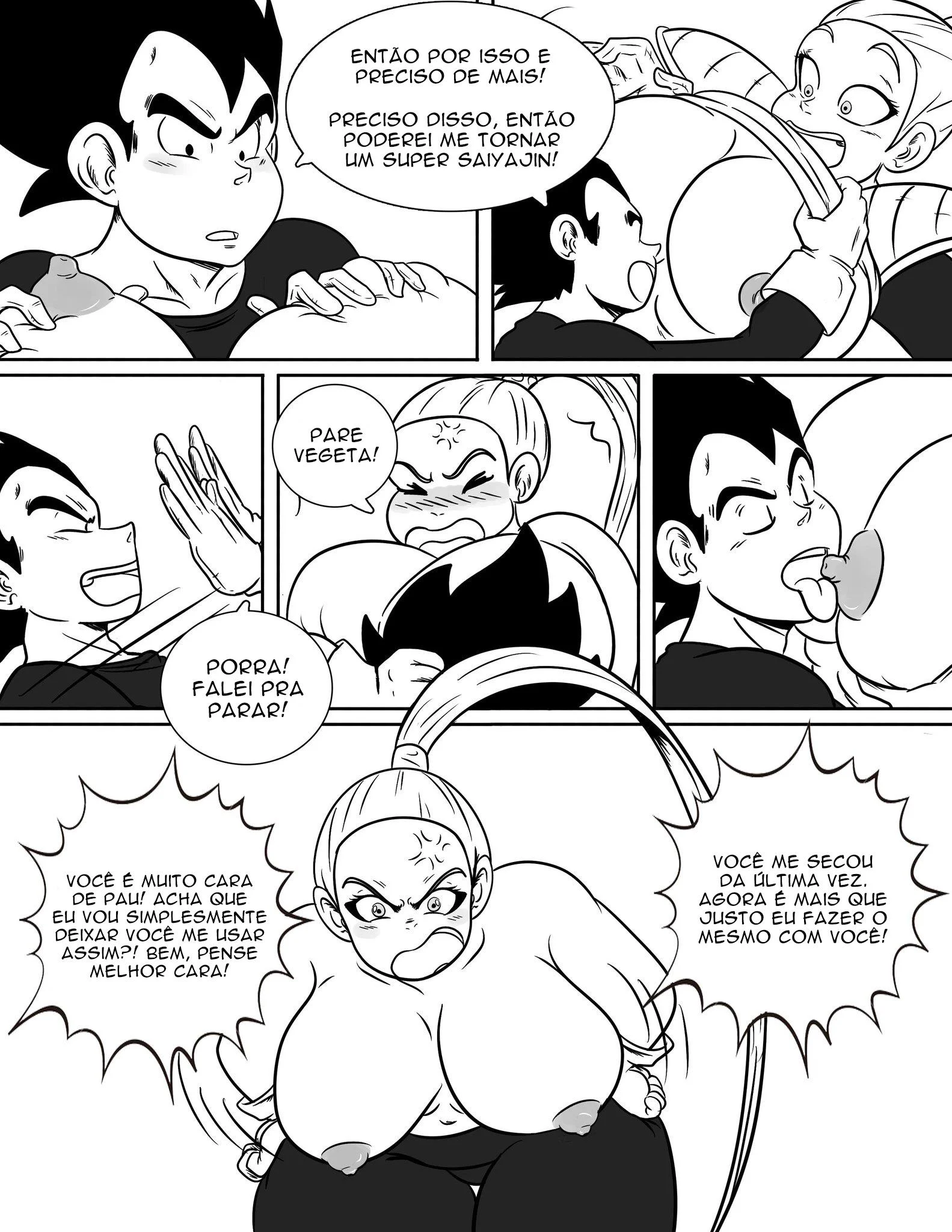 Os Peitões da Bonyu – Dragon Ball Hentai – Completo