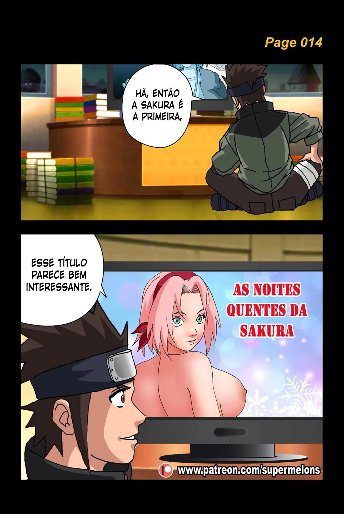 Os segredos de Konoha – Anal – Sexo em Desenho