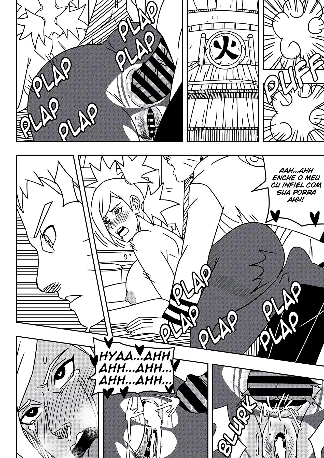 Os Túneis da Luxúria – Hinata Hentai – Desenho Erótico