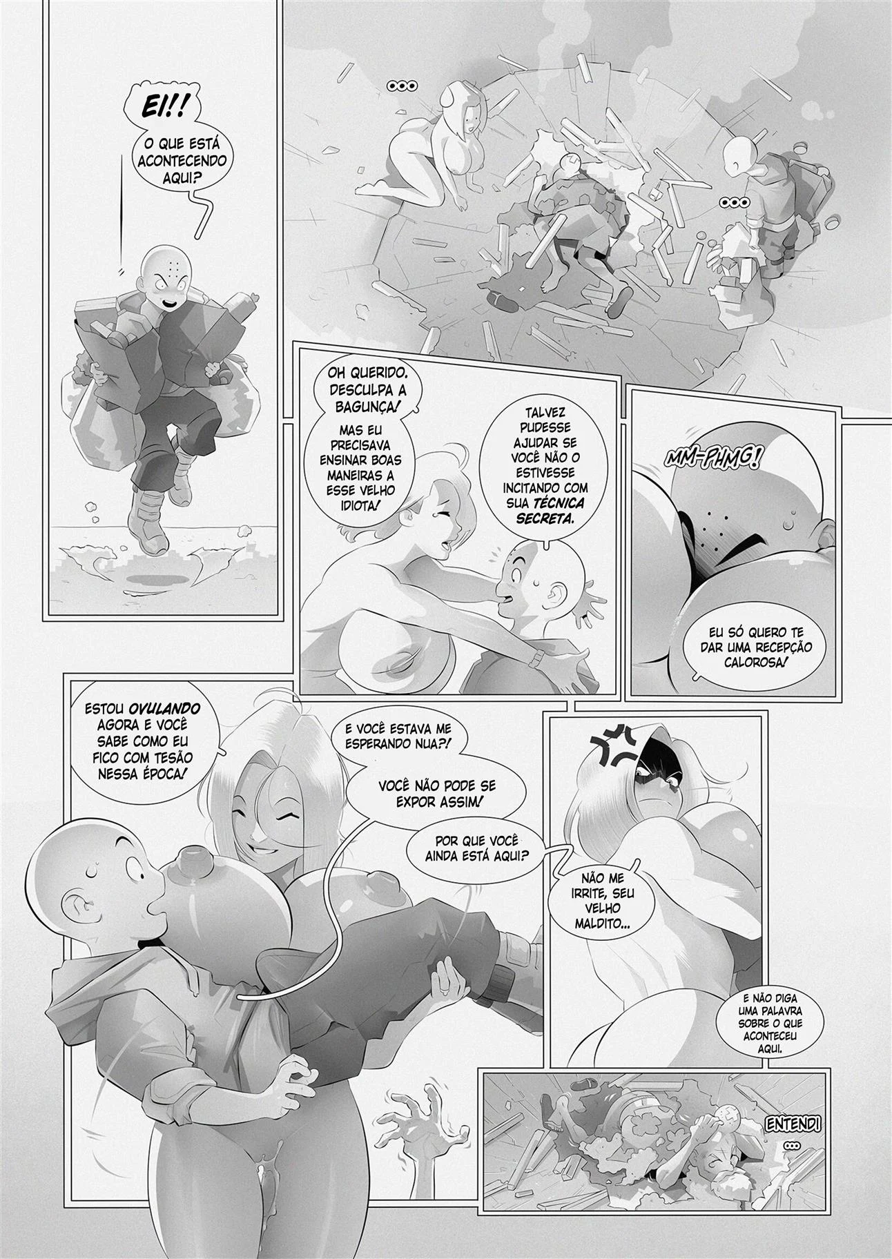 Pilhas soltas – Dragon Ball Hentai – Desenho Erótico