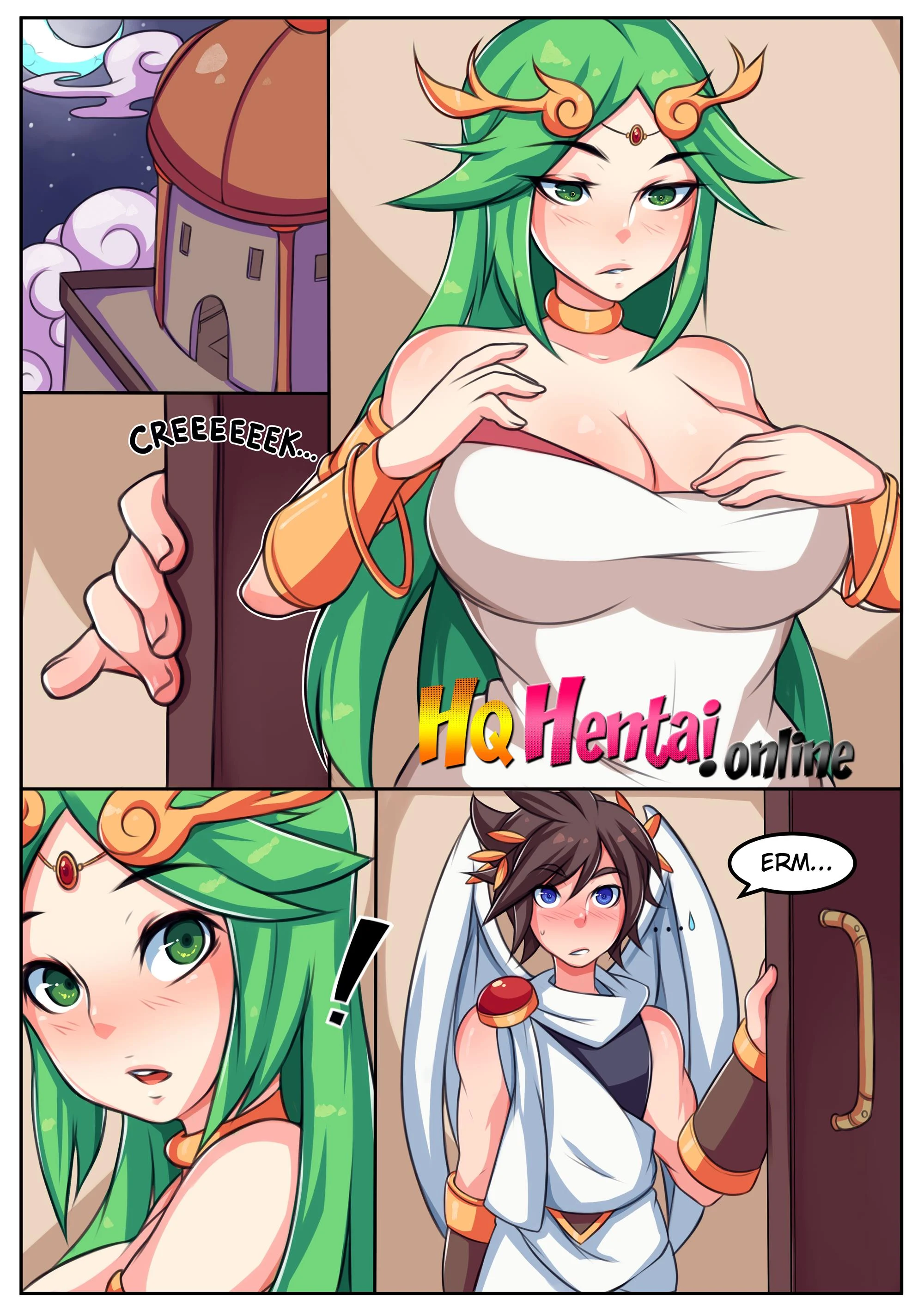 Pit e Palutena – Kid Icarus Hentai – PT-BR