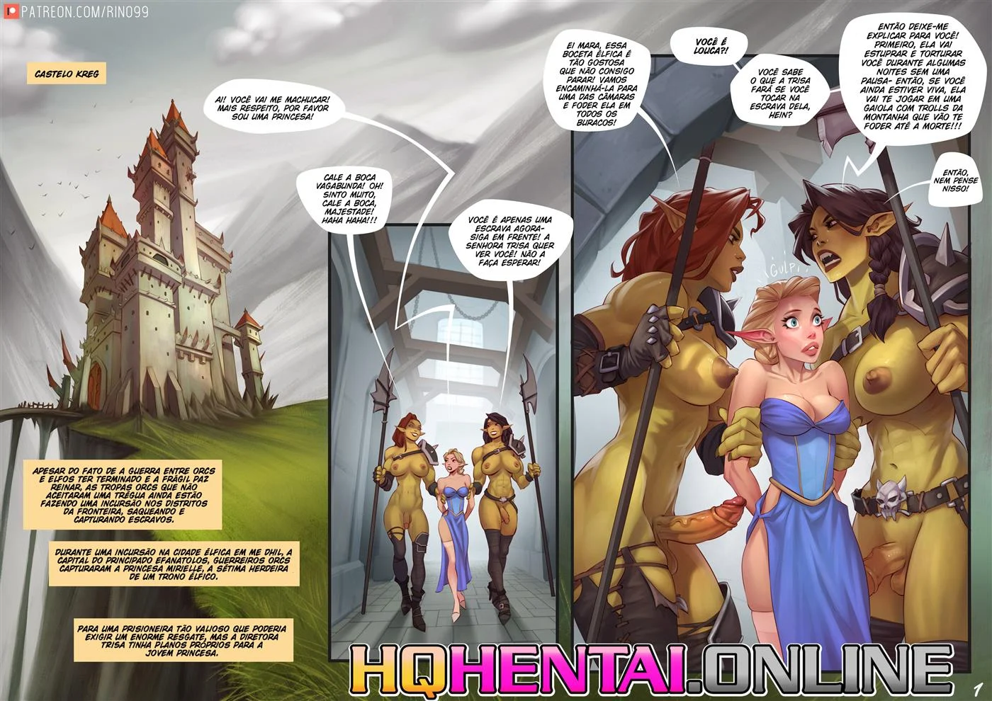 Prisioneira das Orcs – Hq de Sexo – Versão PT-BR Prisioneira das Orcs – Hq de Sexo – Versão PT-BR