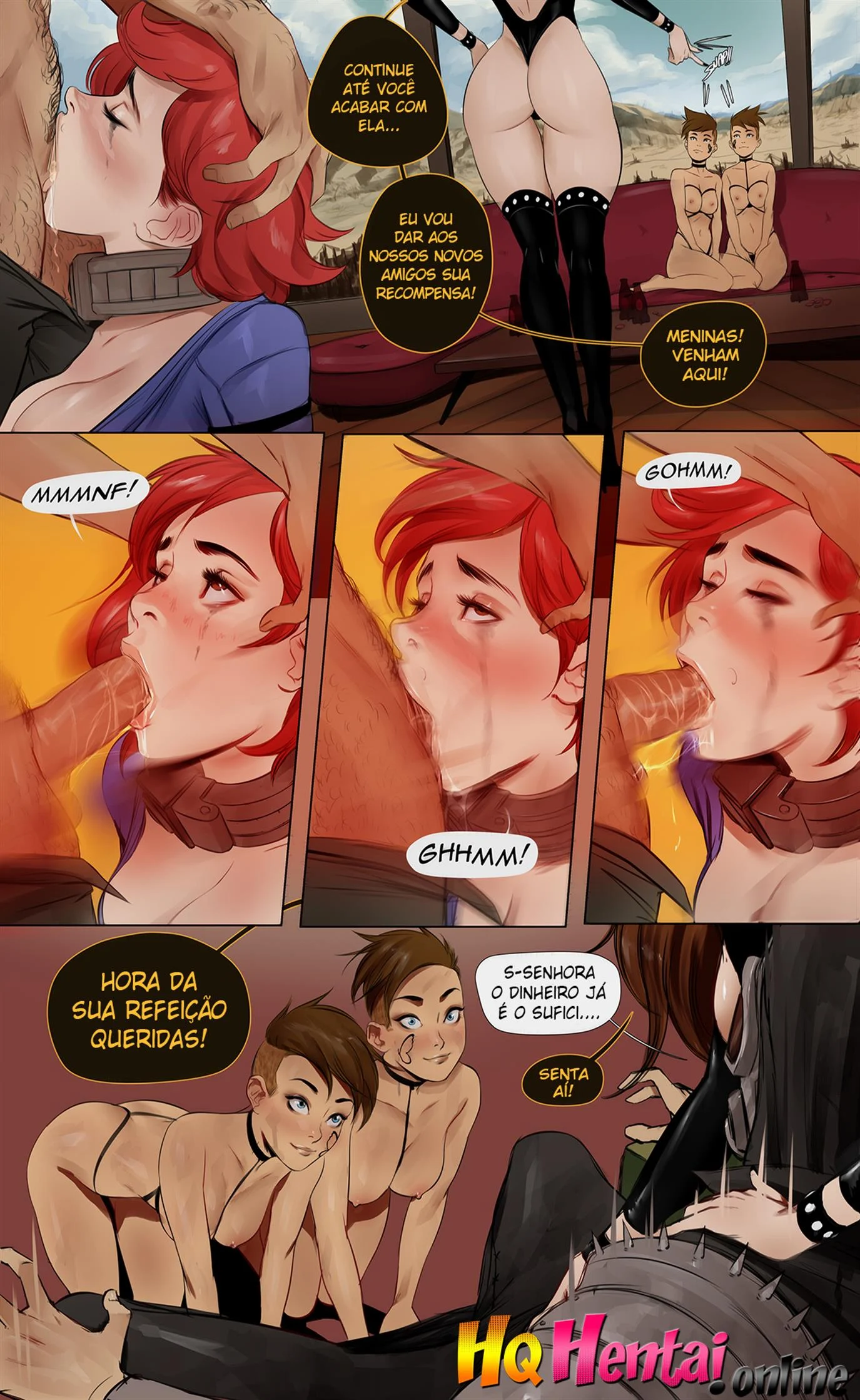 Putinha Ruiva – hentai sem censura – Sexo em Desenho