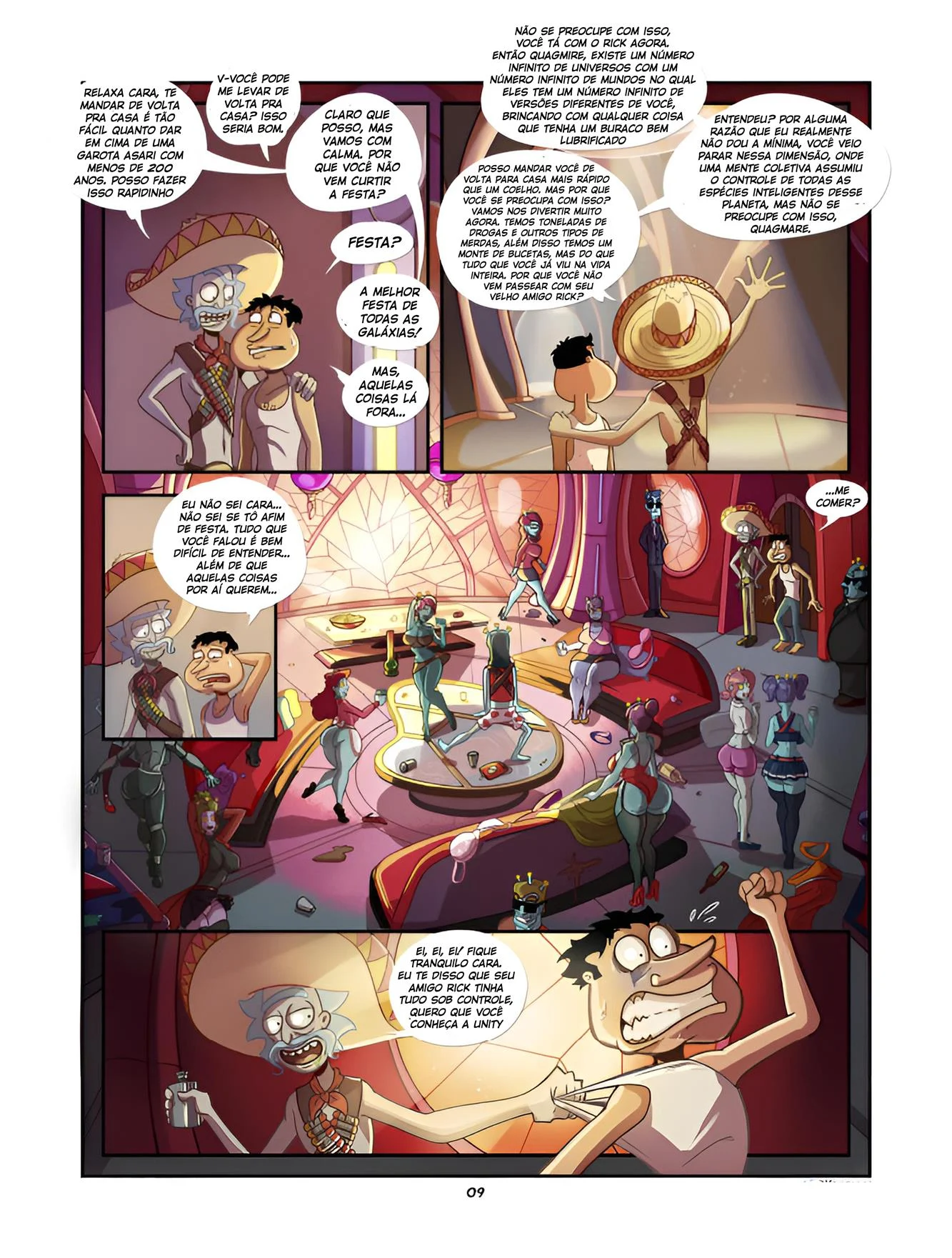 Quagmire no Multiverso da Putaria – Garota Alienígena – Versão Nacional