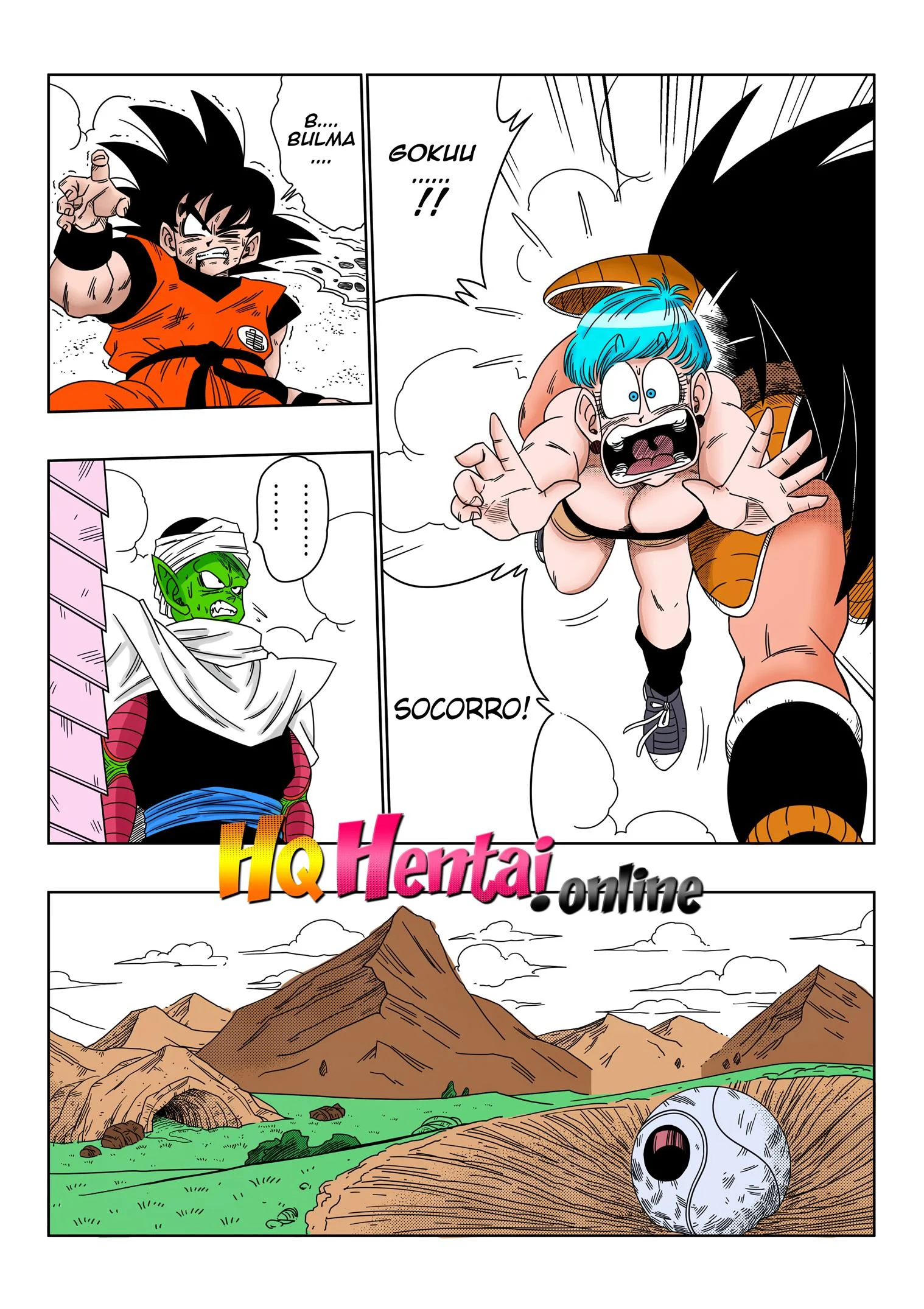 Raditz fodendo Bulma – Pau Grande – Quadrinho Completo