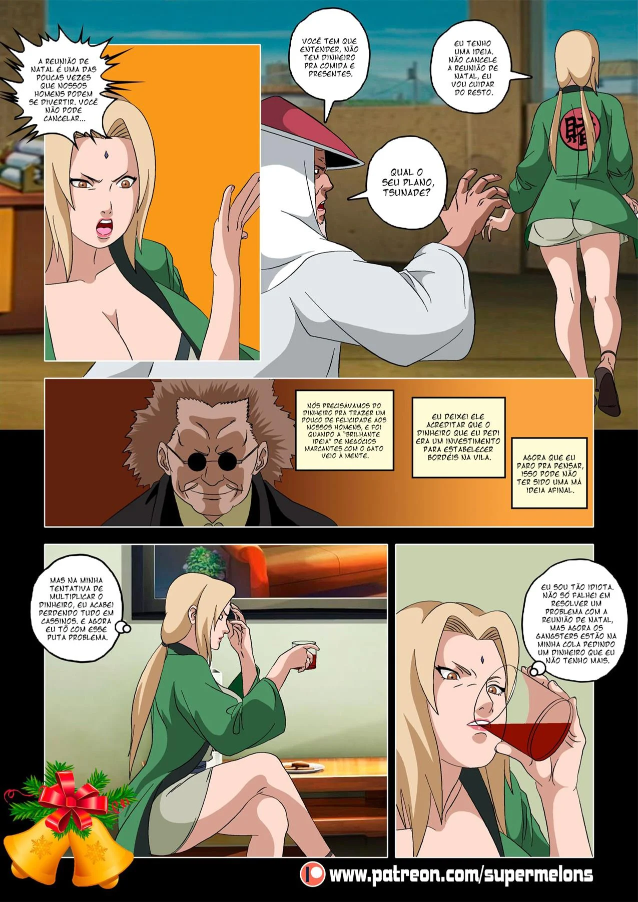 Reunião de Natal com Tsunade – Peitões – Completo