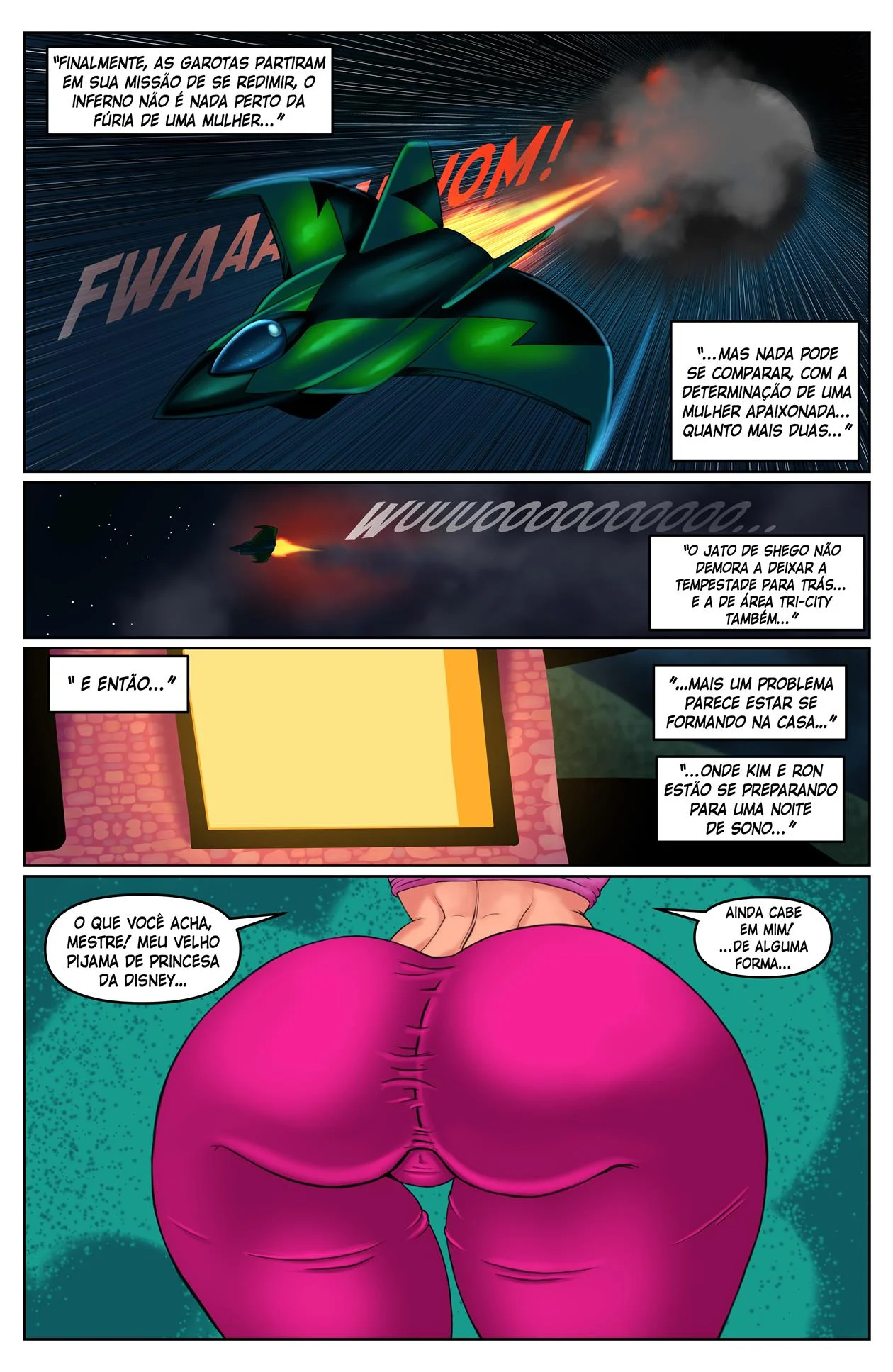 Ron Stoppable e seus novos bichinhos de estimação 2 – Harém – Português do Brasil