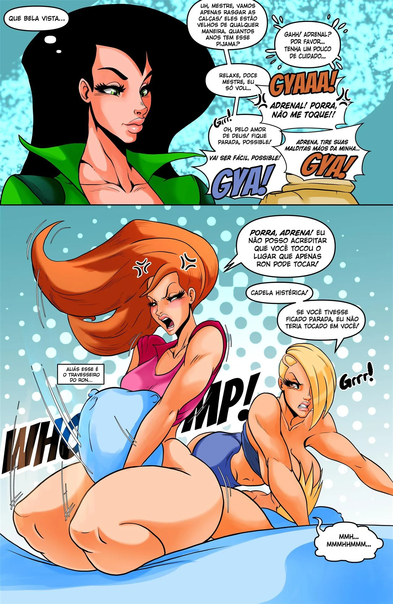 Ron Stoppable e seus novos bichinhos de estimação 3 – Bundão – Desenho de Sexo