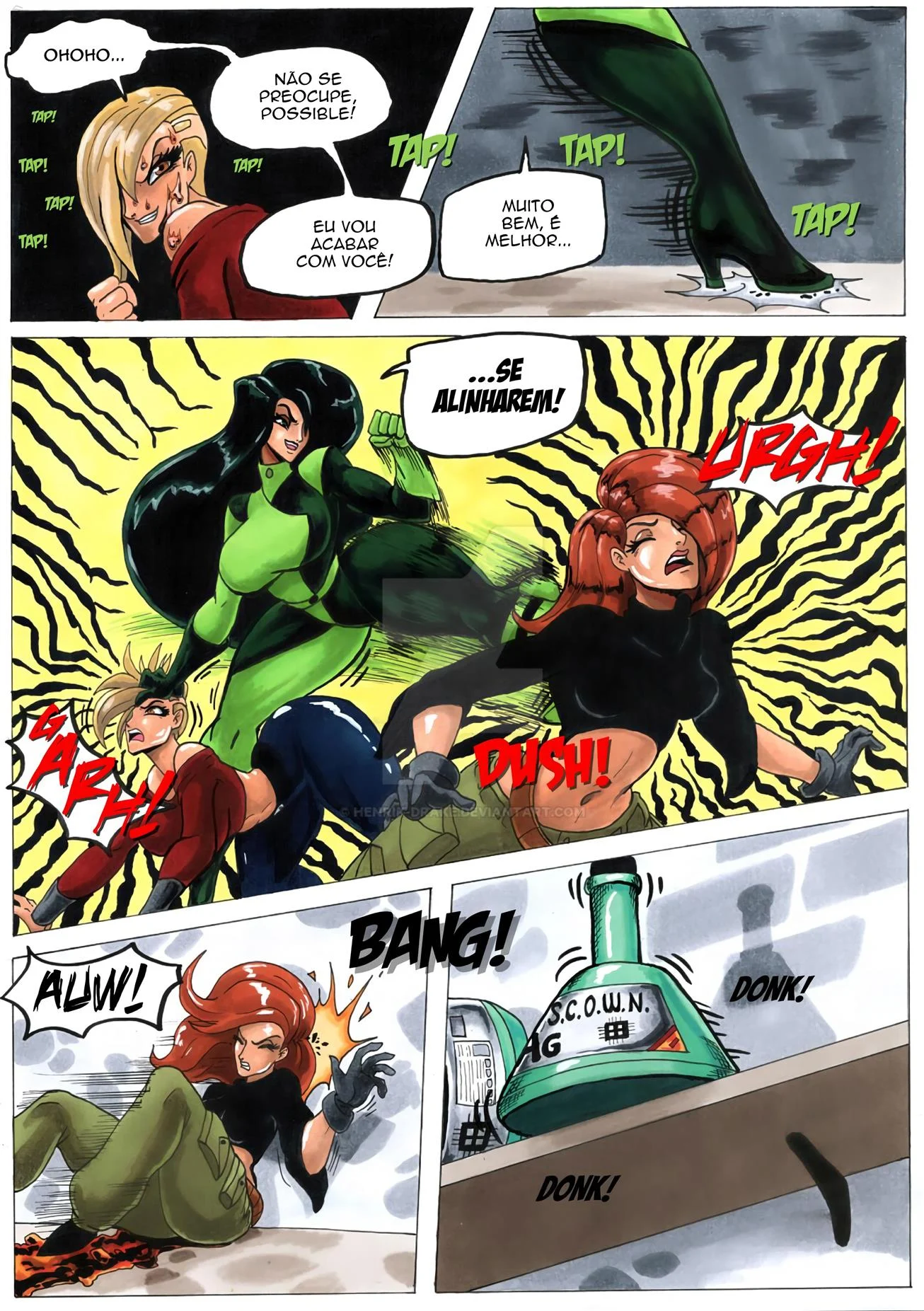 Ron Stoppable e seus novos bichinhos de estimação – Shego Hentai – PT-BR