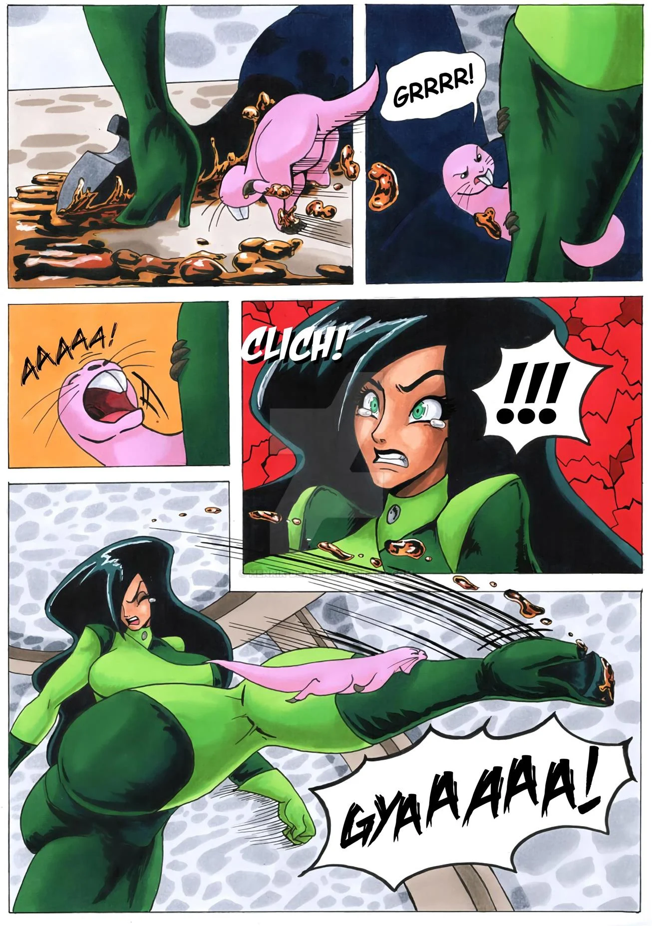 Ron Stoppable e seus novos bichinhos de estimação – Shego Hentai – PT-BR