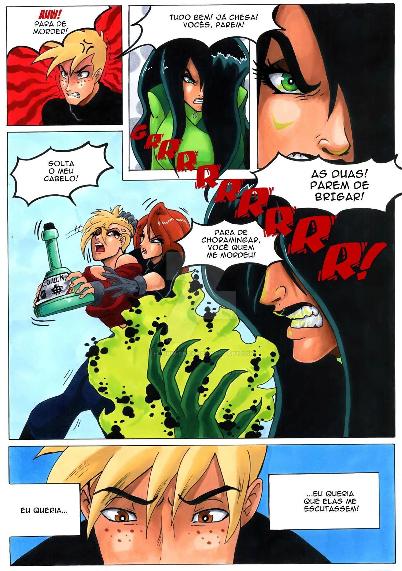 Ron Stoppable e seus novos bichinhos de estimação – Shego Hentai – PT-BR