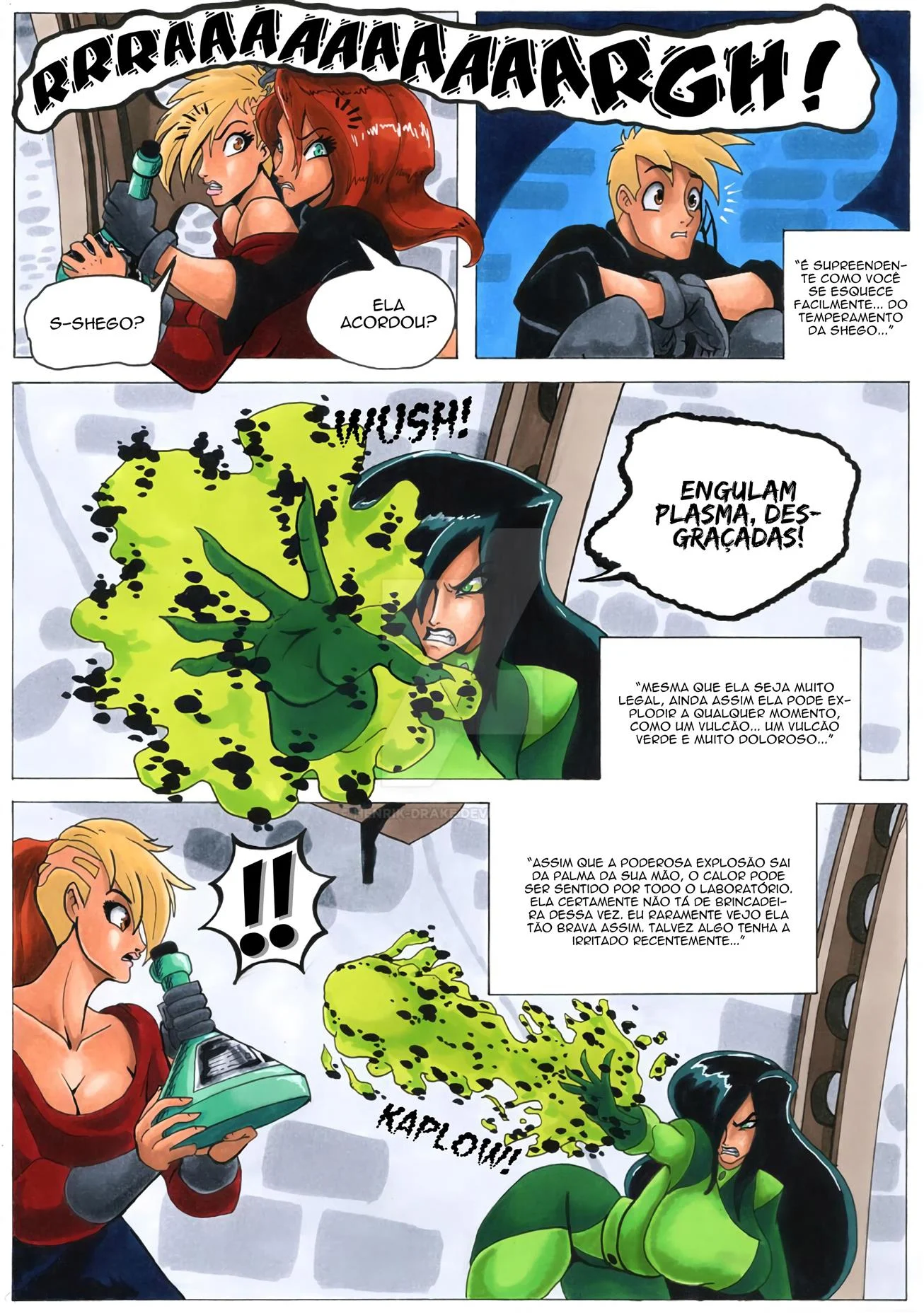 Ron Stoppable e seus novos bichinhos de estimação – Shego Hentai – PT-BR