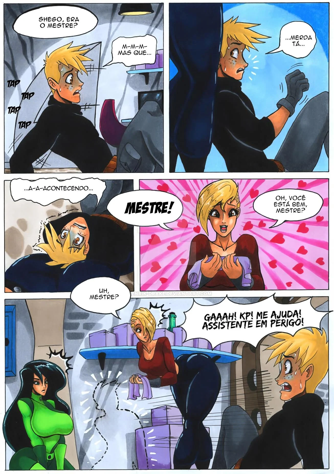 Ron Stoppable e seus novos bichinhos de estimação – Shego Hentai – PT-BR