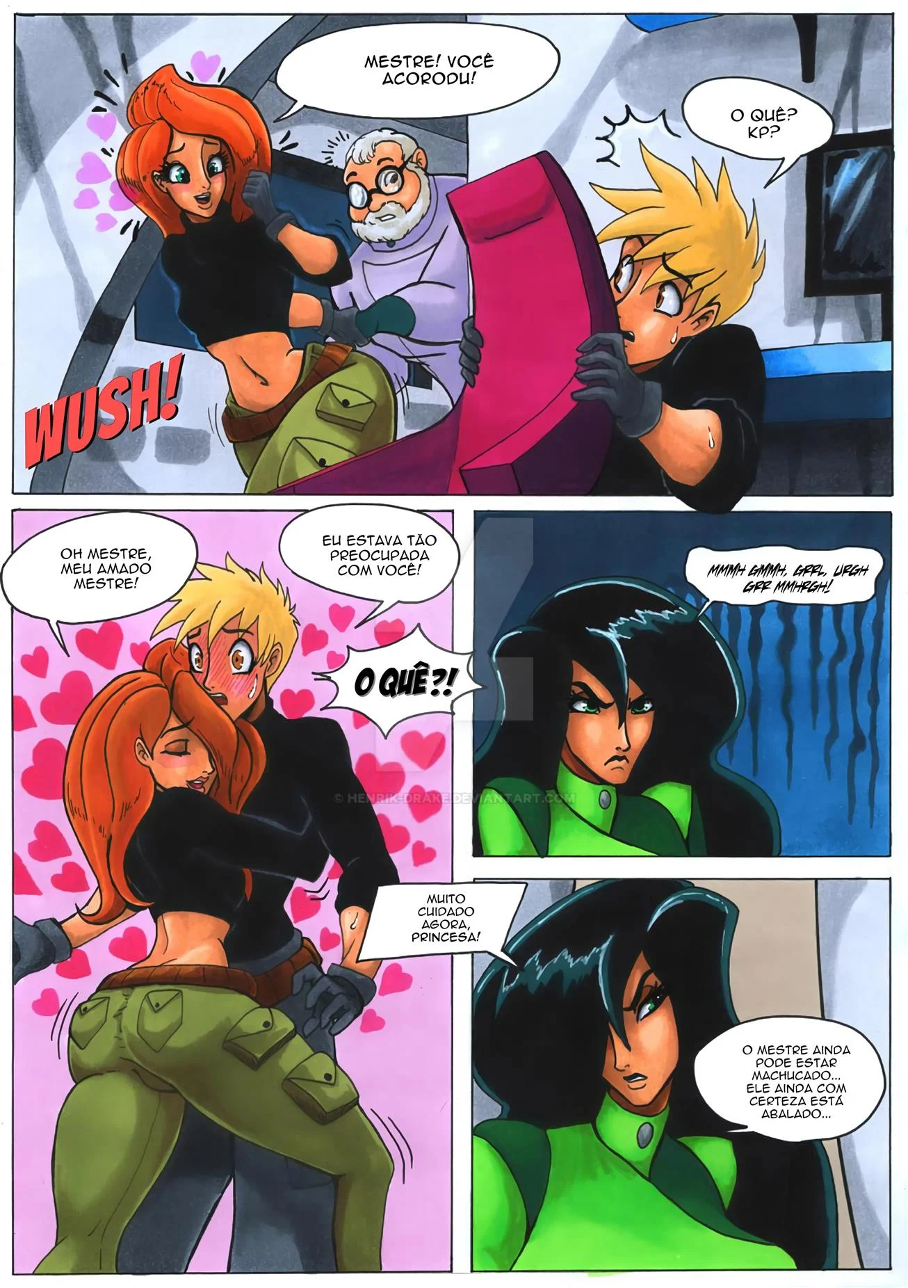 Ron Stoppable e seus novos bichinhos de estimação – Shego Hentai – PT-BR