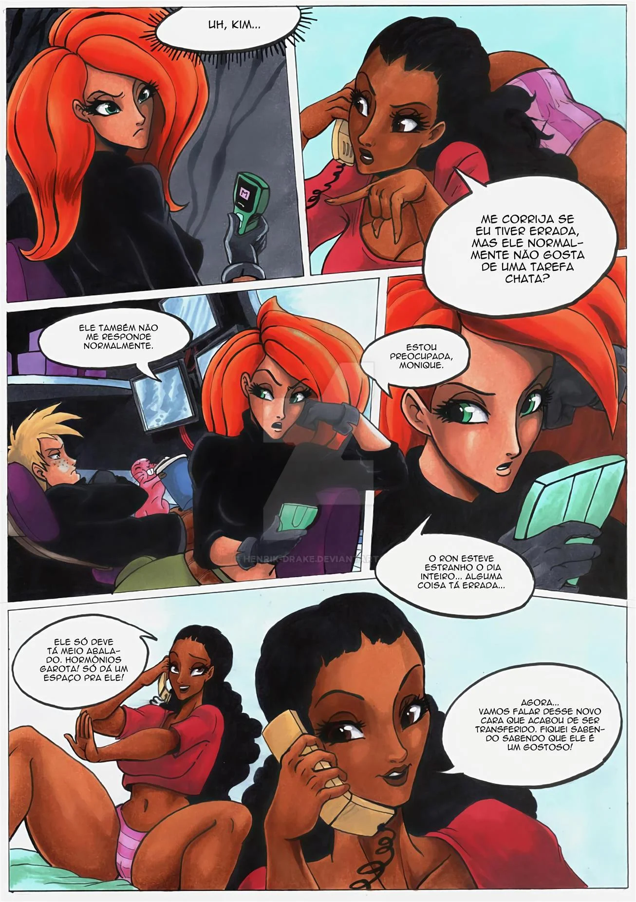 Ron Stoppable e seus novos bichinhos de estimação – Shego Hentai – PT-BR