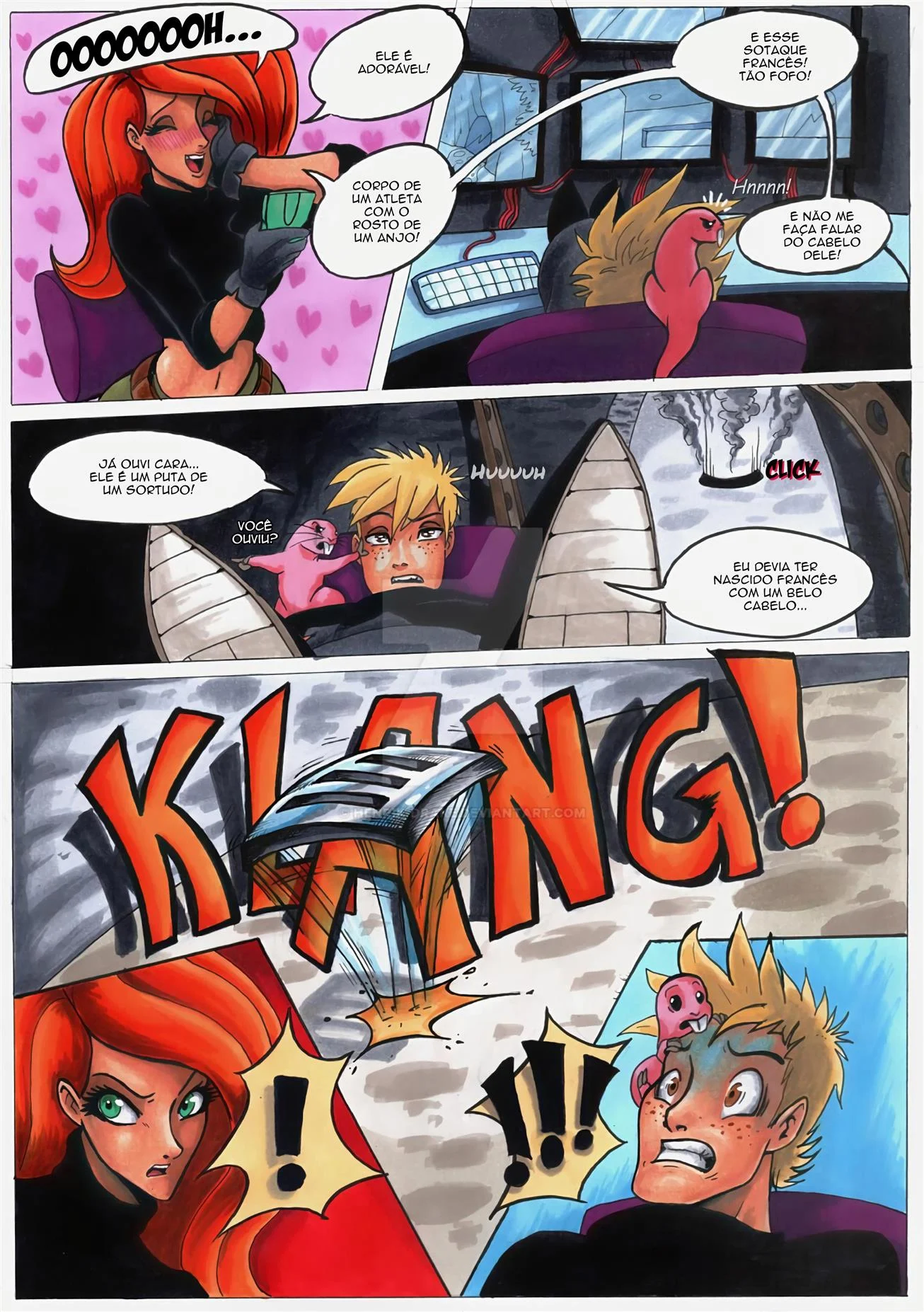 Ron Stoppable e seus novos bichinhos de estimação – Shego Hentai – PT-BR