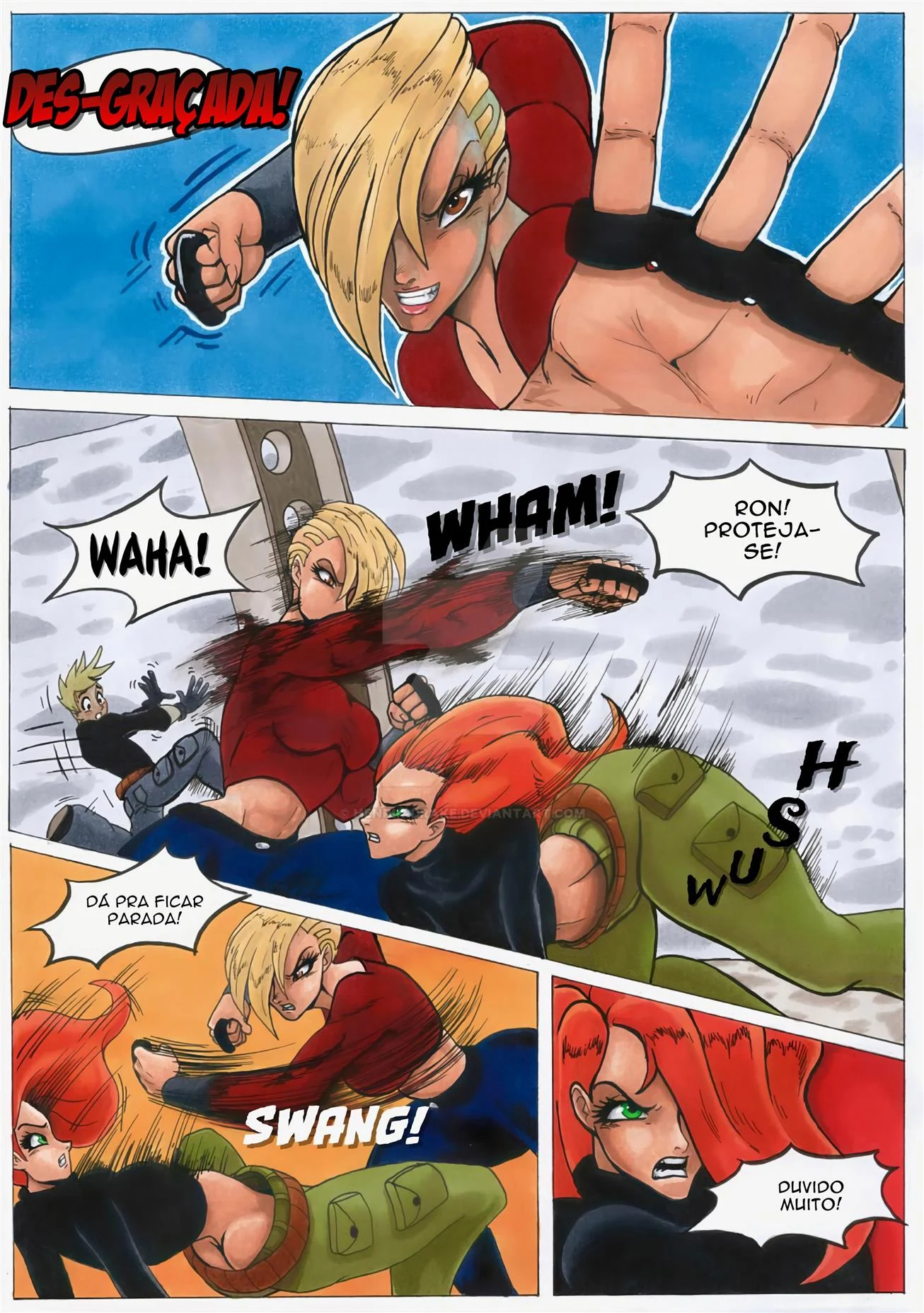 Ron Stoppable e seus novos bichinhos de estimação – Shego Hentai – PT-BR