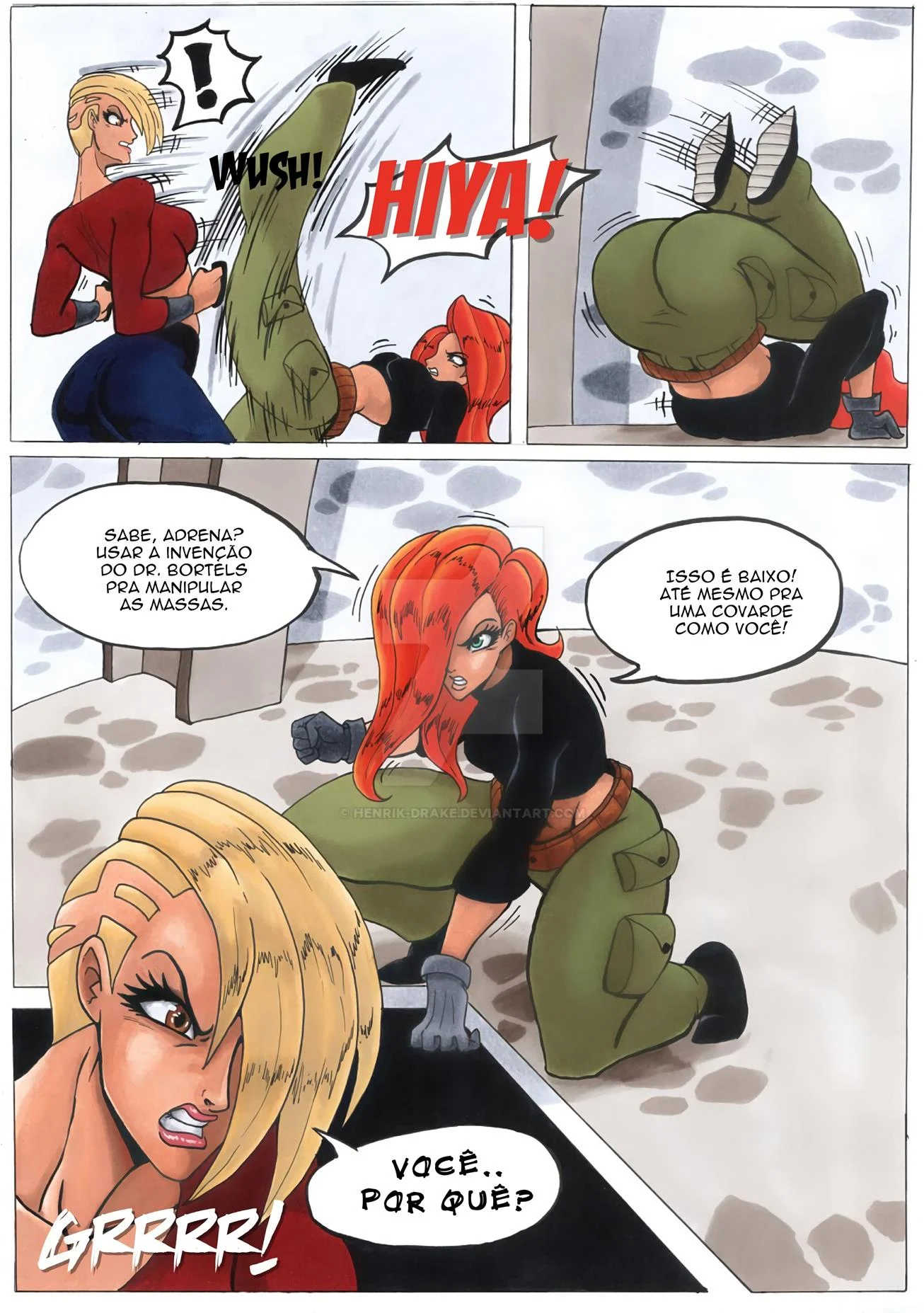 Ron Stoppable e seus novos bichinhos de estimação – Shego Hentai – PT-BR