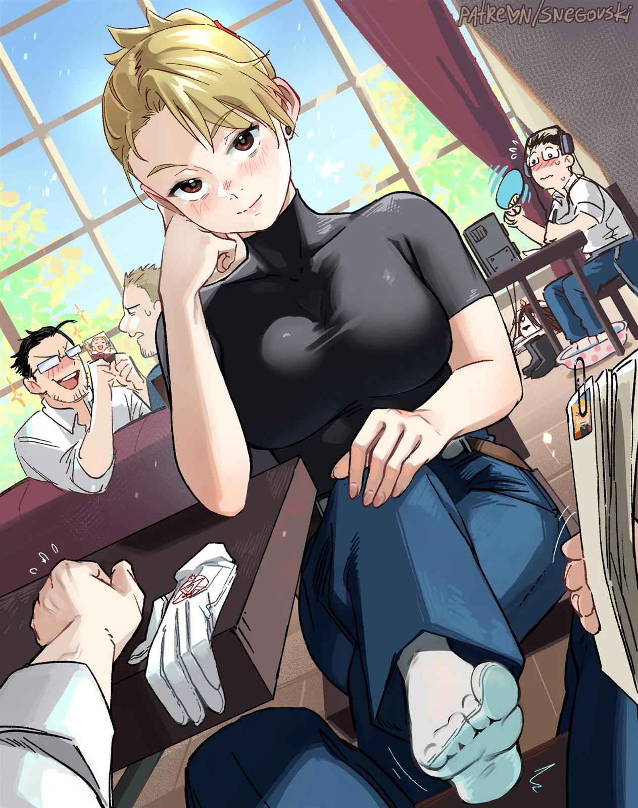 Roy Mustang e Riza Hawkeye – Full Metal Alchemist Hentai – HQ em Português