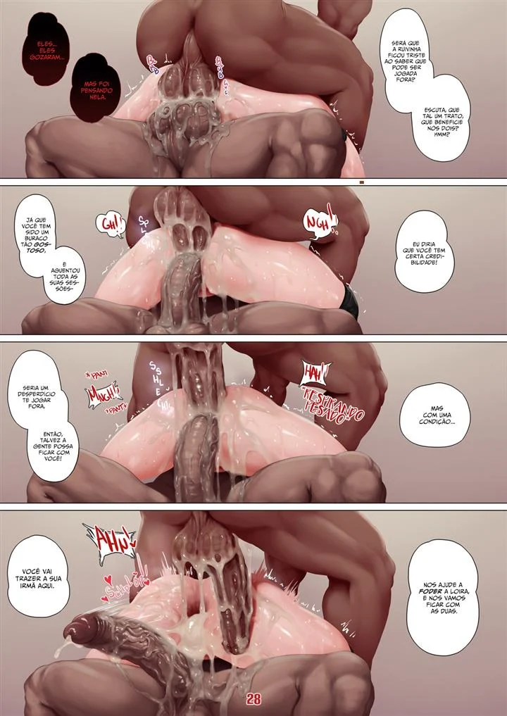 Ruby &eacute; treinada pelos neg&otilde;es &ndash; RWBY Hentai &ndash; Quadrinho Completo