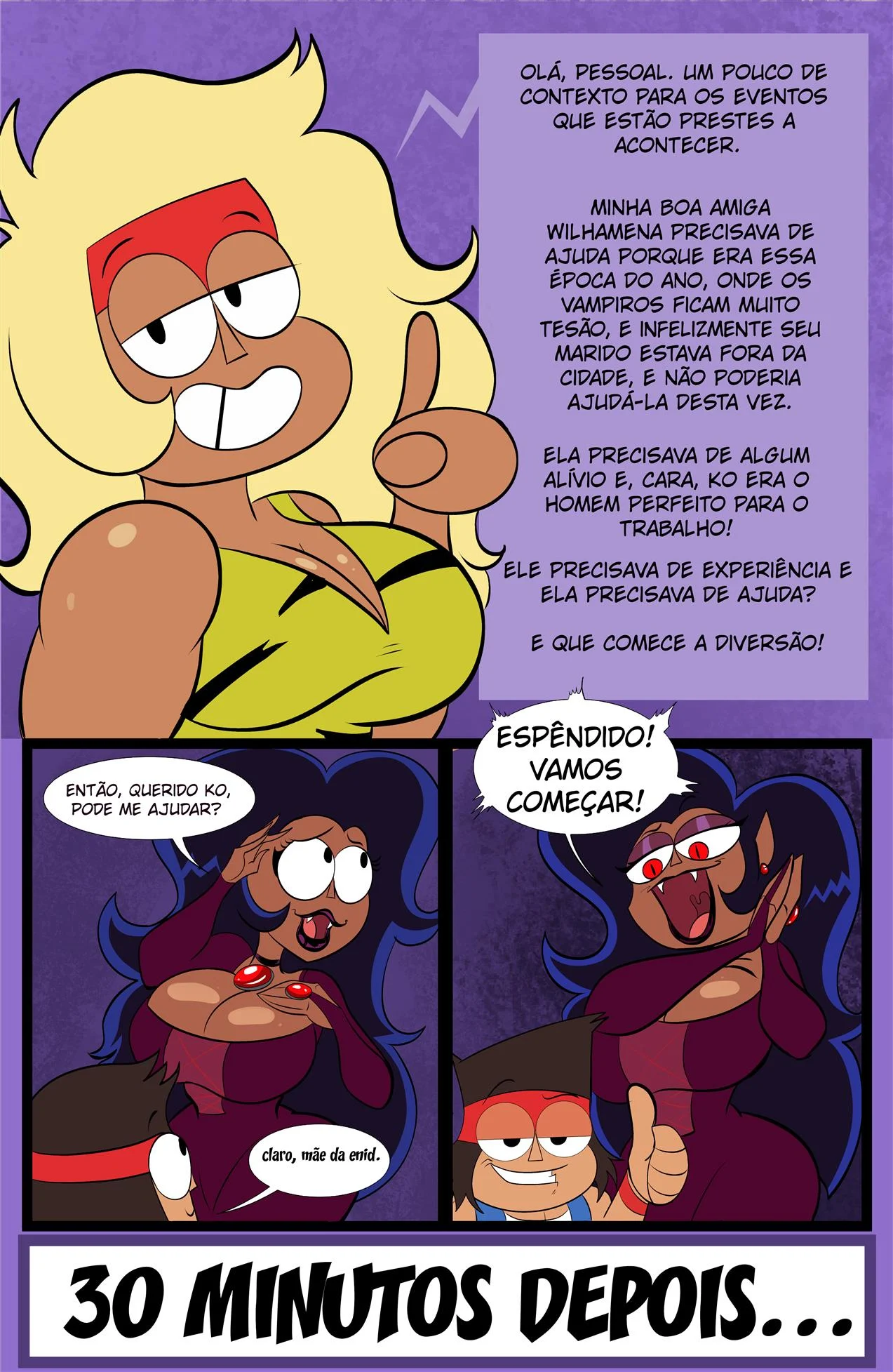 Saciando o Desejo da Milf Vampira – Espanhola – PT-BR