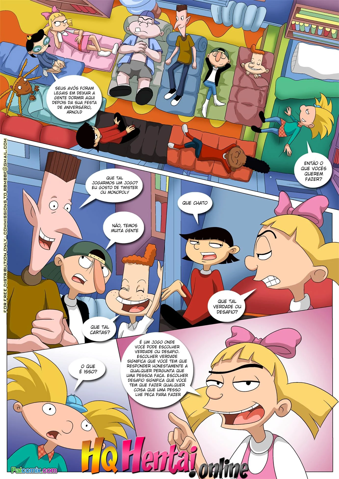 Safadeza depois da festa – Virgem – Sexo em Desenho