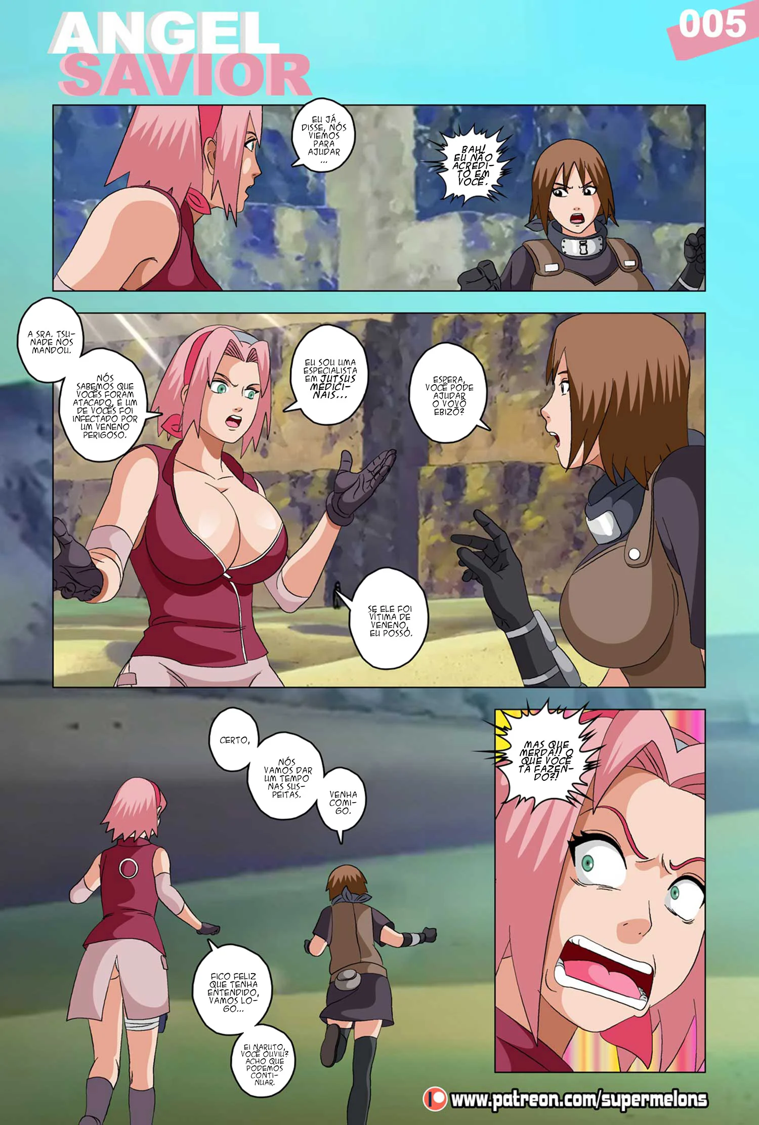 Sakura a ninja médica safada – Temari Hentai – Atualizado