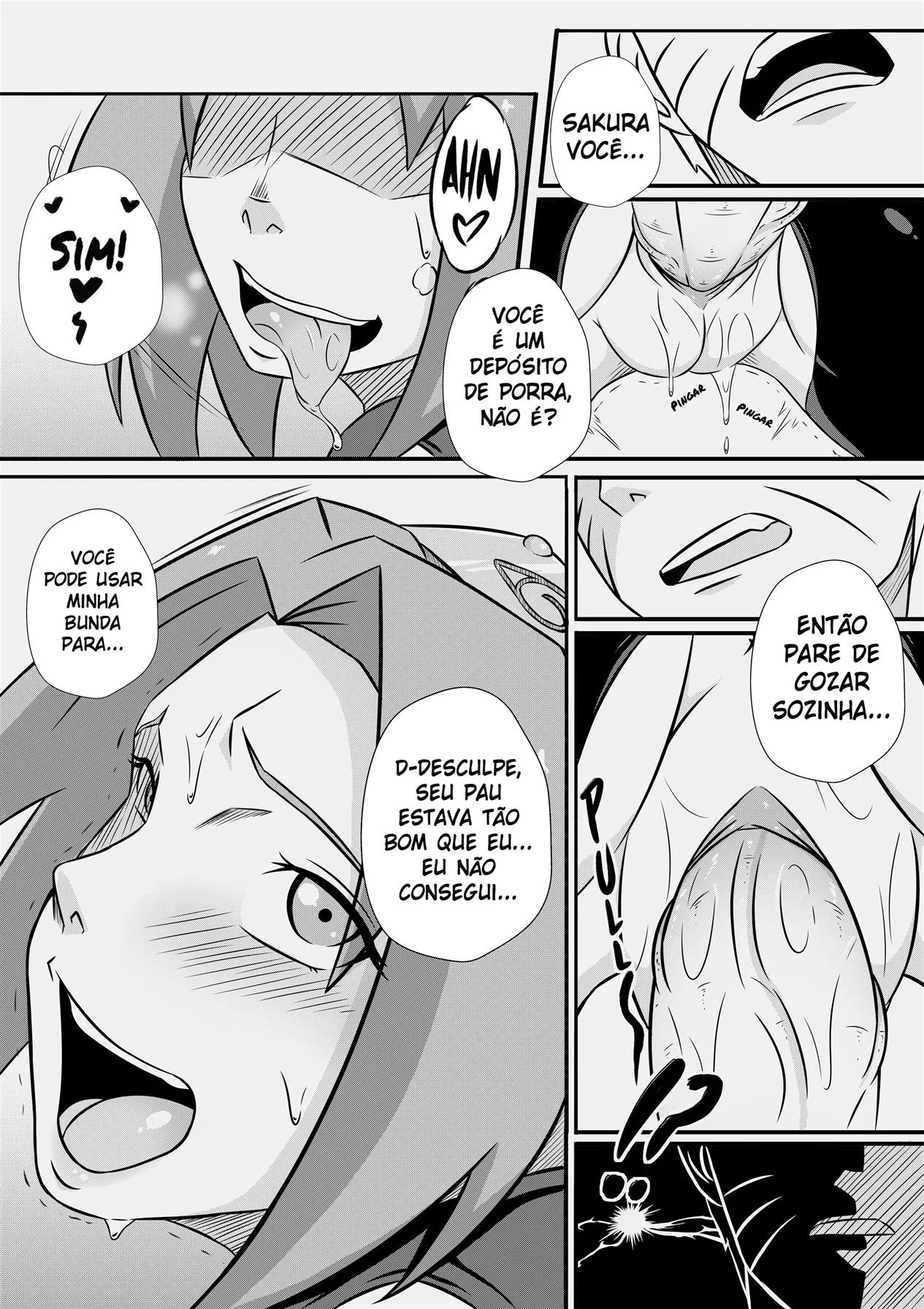 Sakura a Vadia da Vila da Folha – Hentai – Desenho Erótico