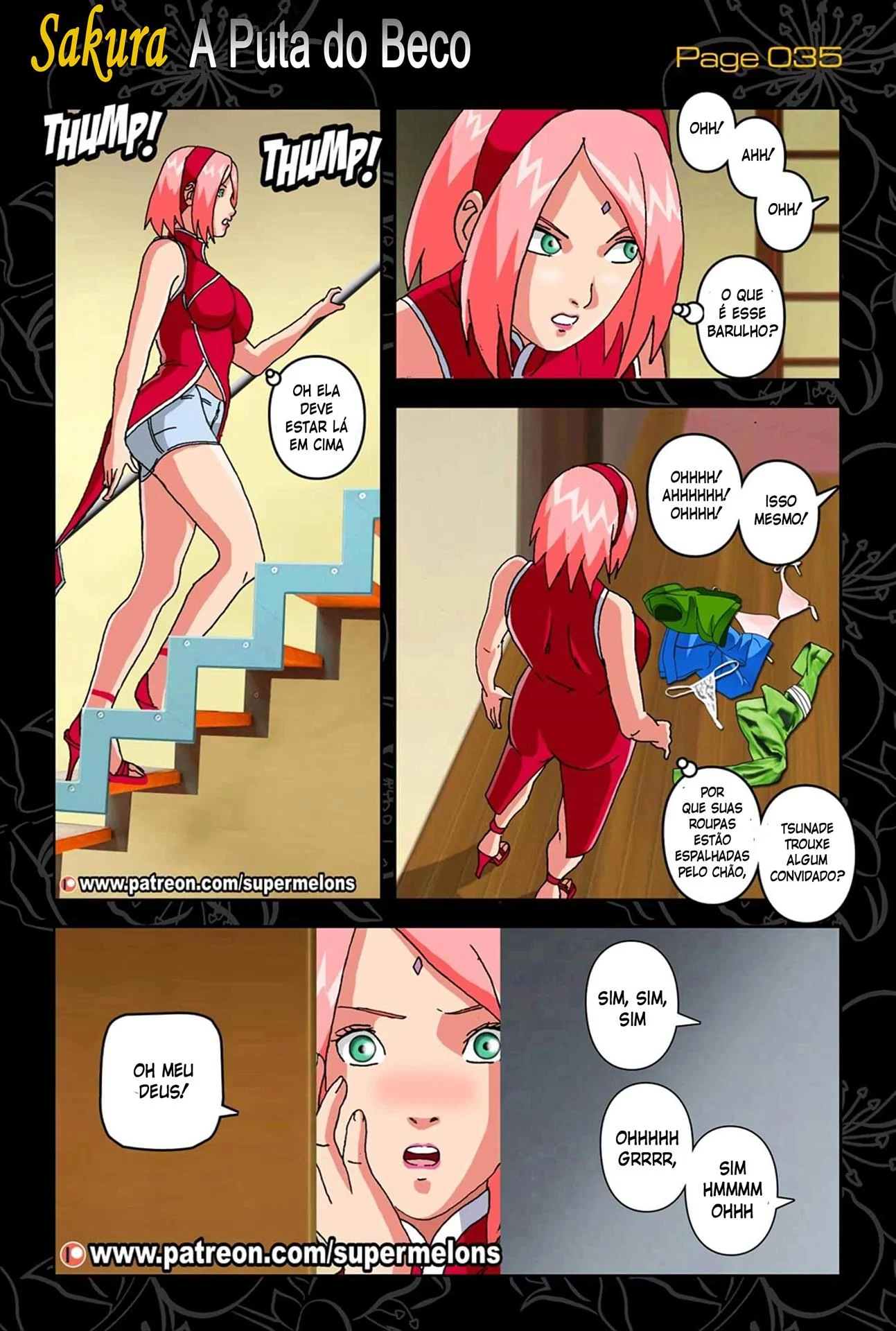 Sakura a vadia de Konoha – Hentai – Sexo em Desenho