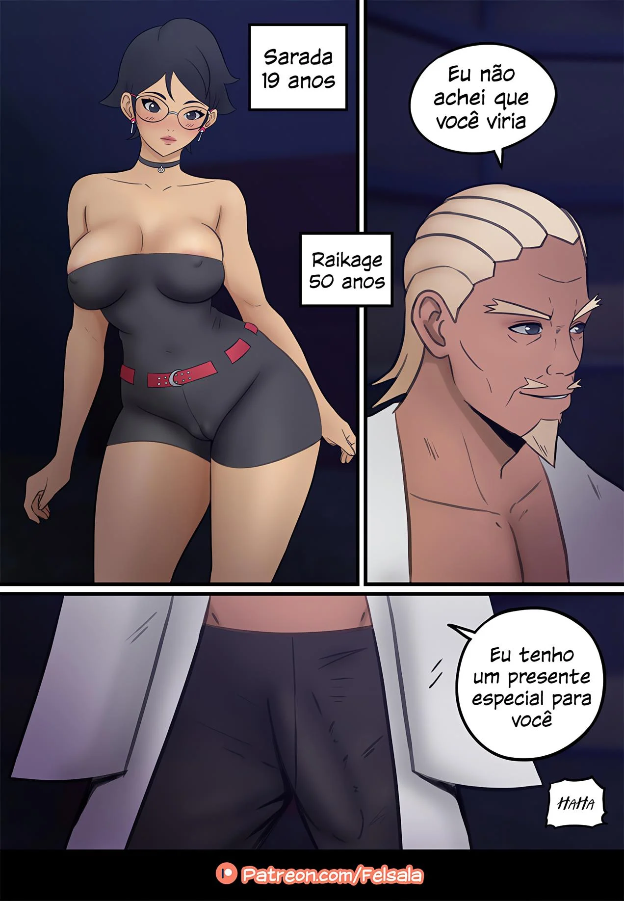 Sarada a Kunoichi Safada – hentai sem censura – Versão Nacional