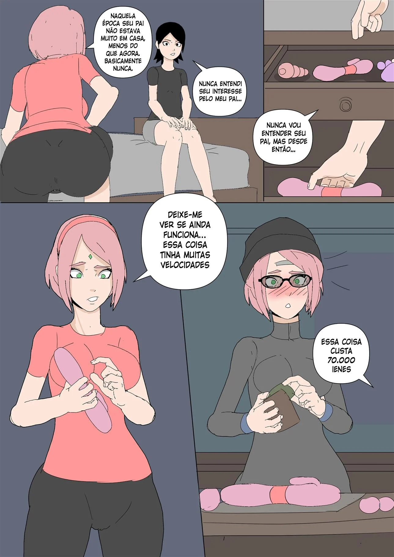 Sarada em busca do Mangekyo Sharingan 2 – Anal – Atualizado