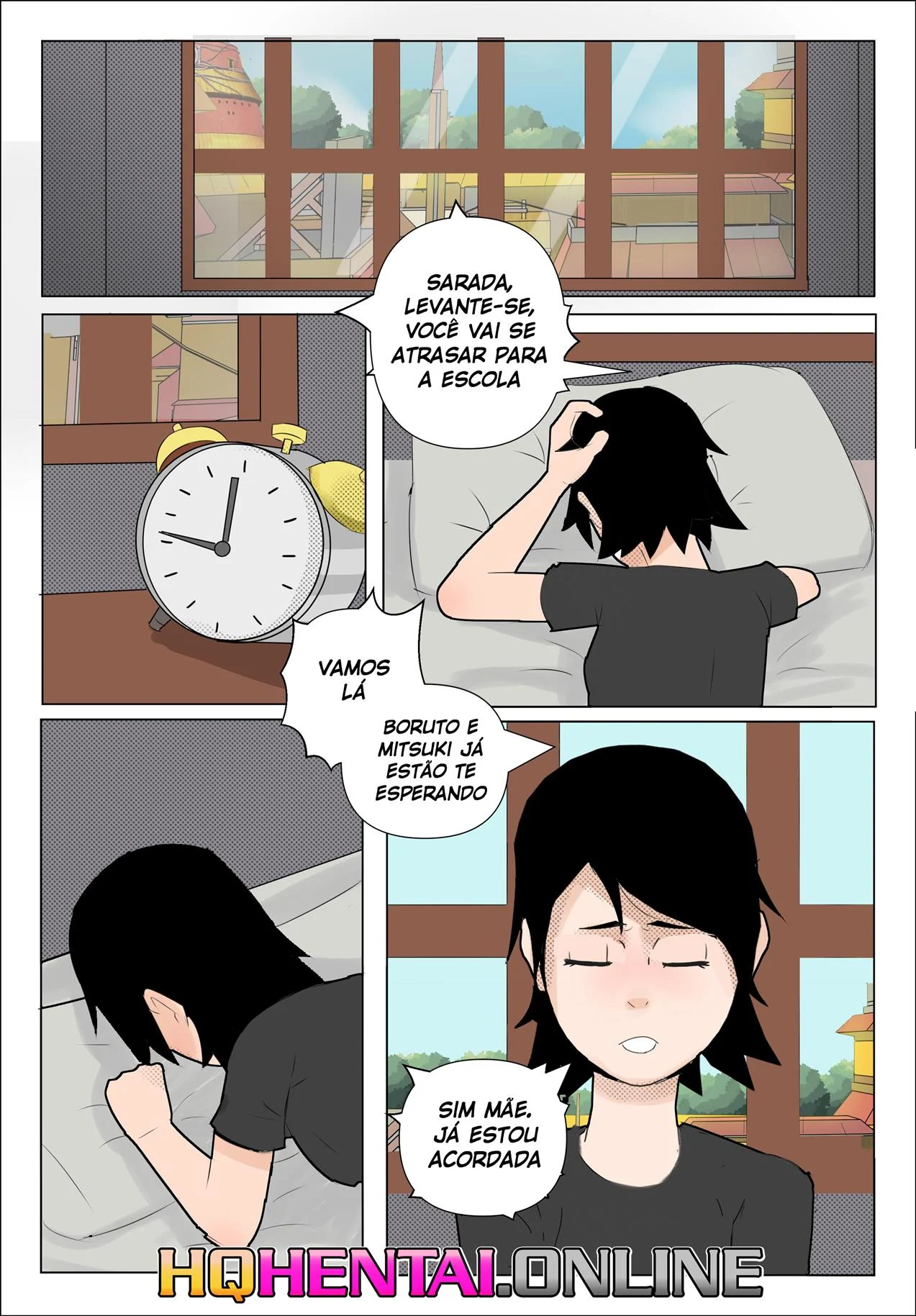 Sarada em busca do Mangekyo Sharingan 3 – Hentai – PT-BR