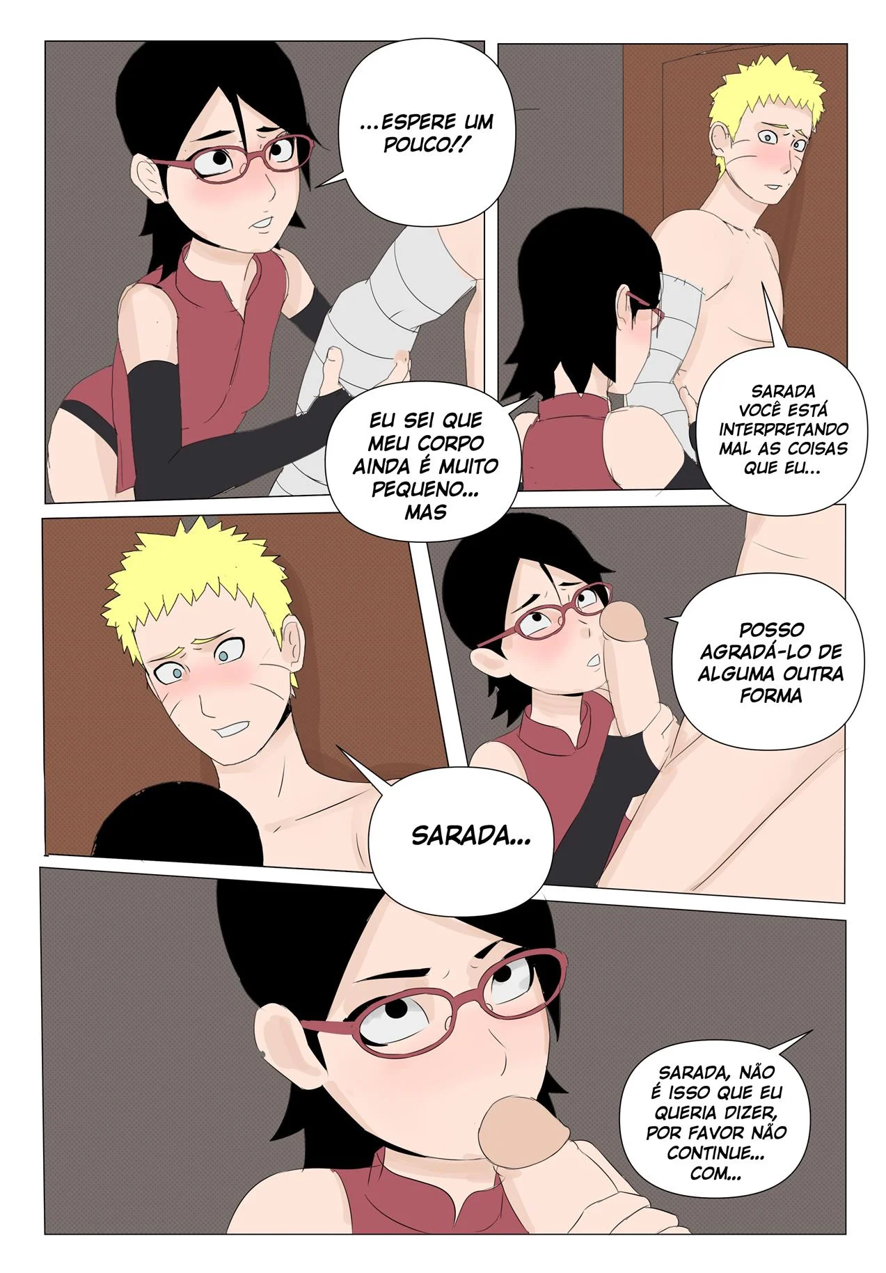 Sarada em busca do Mangekyo Sharingan 3 – Hentai – PT-BR
