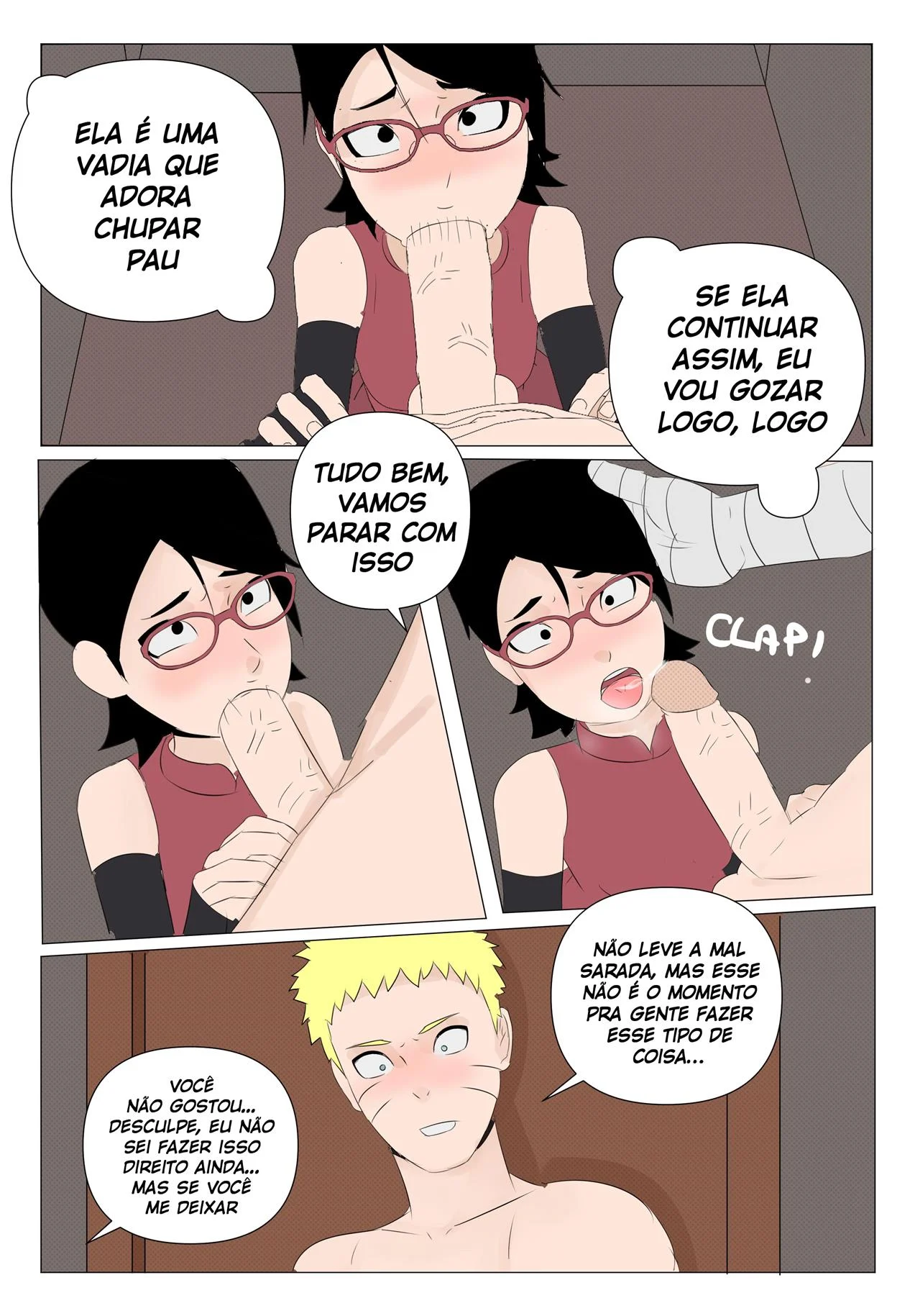 Sarada em busca do Mangekyo Sharingan 3 – Hentai – PT-BR
