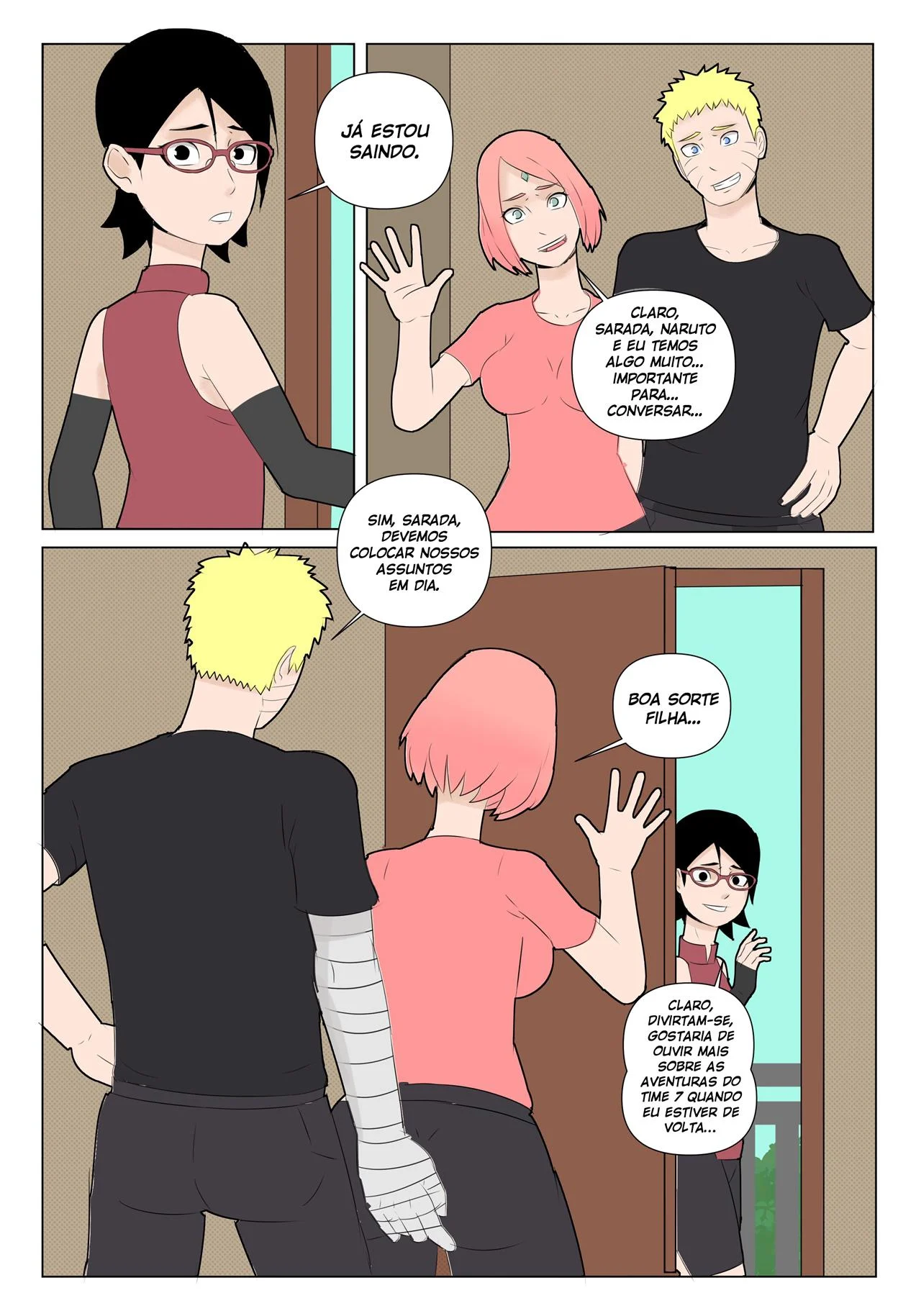 Sarada em busca do Mangekyo Sharingan 3 – Hentai – PT-BR