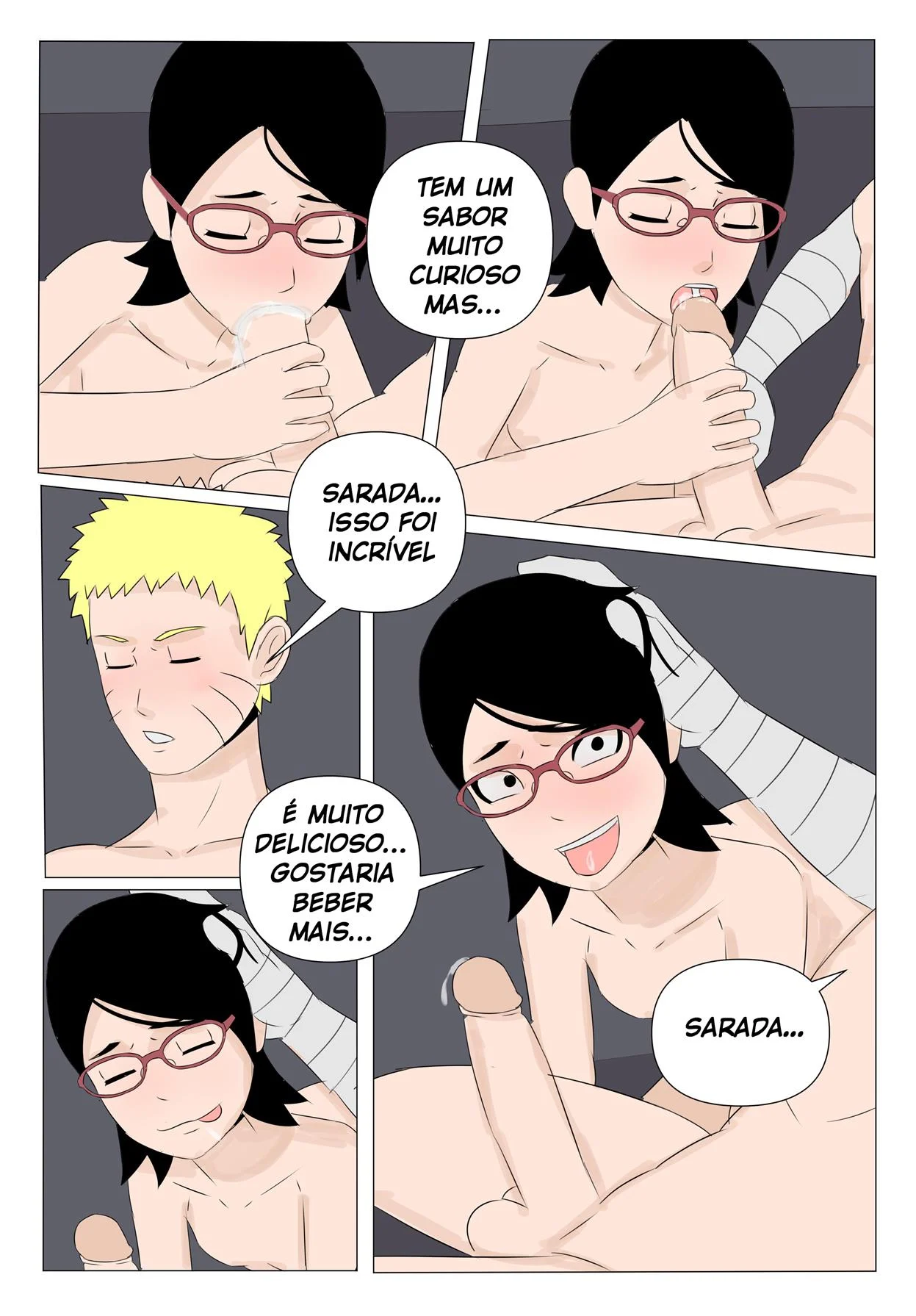 Sarada em busca do Mangekyo Sharingan 4 – Sarada Hentai – Versão PT-BR