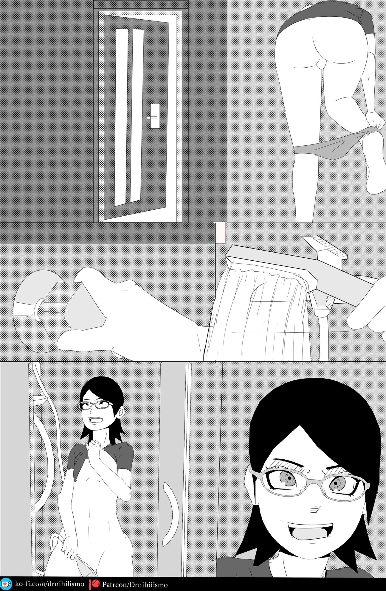 Sarada em busca do Mangekyo Sharingan – HQ Hentai – Desenho de Sexo