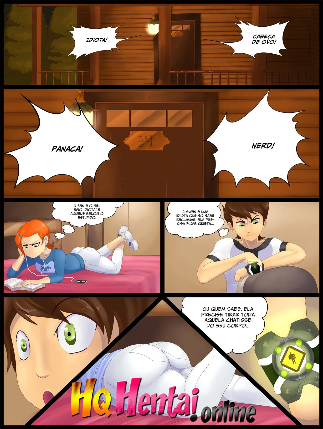 Se vingando da prima – Ben 10 Pornô – Versão Nacional