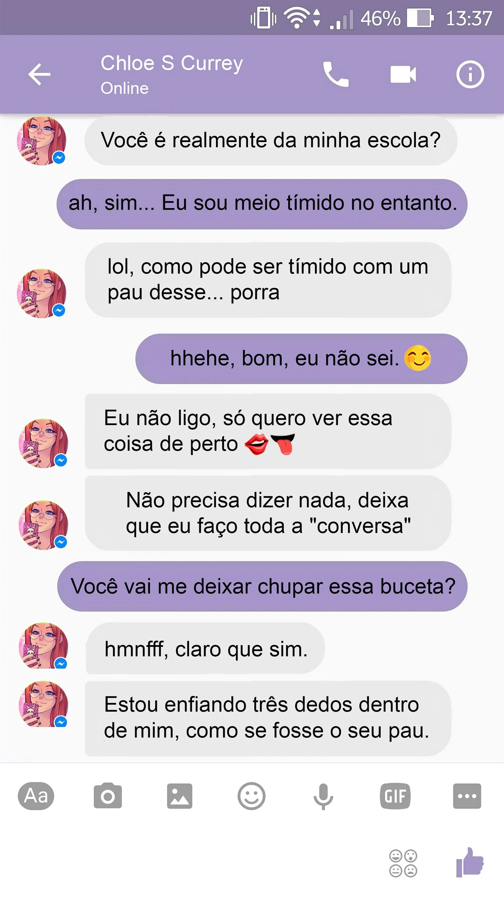 Sexo com Chloe pelo Whatsapp – Melkor Mancin – Quadrinho Completo