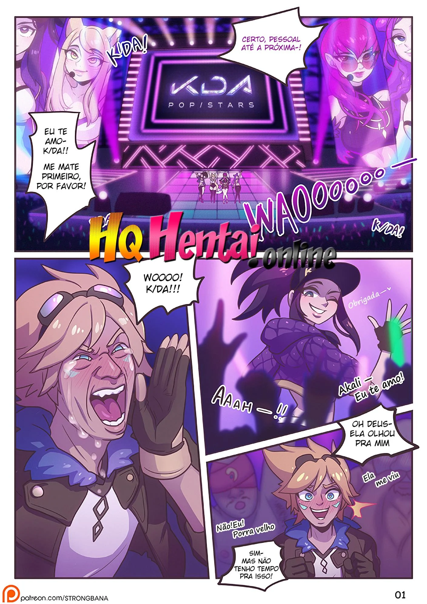 Sexo com K/DA depois do show – Cartoon – Sexo em Desenho