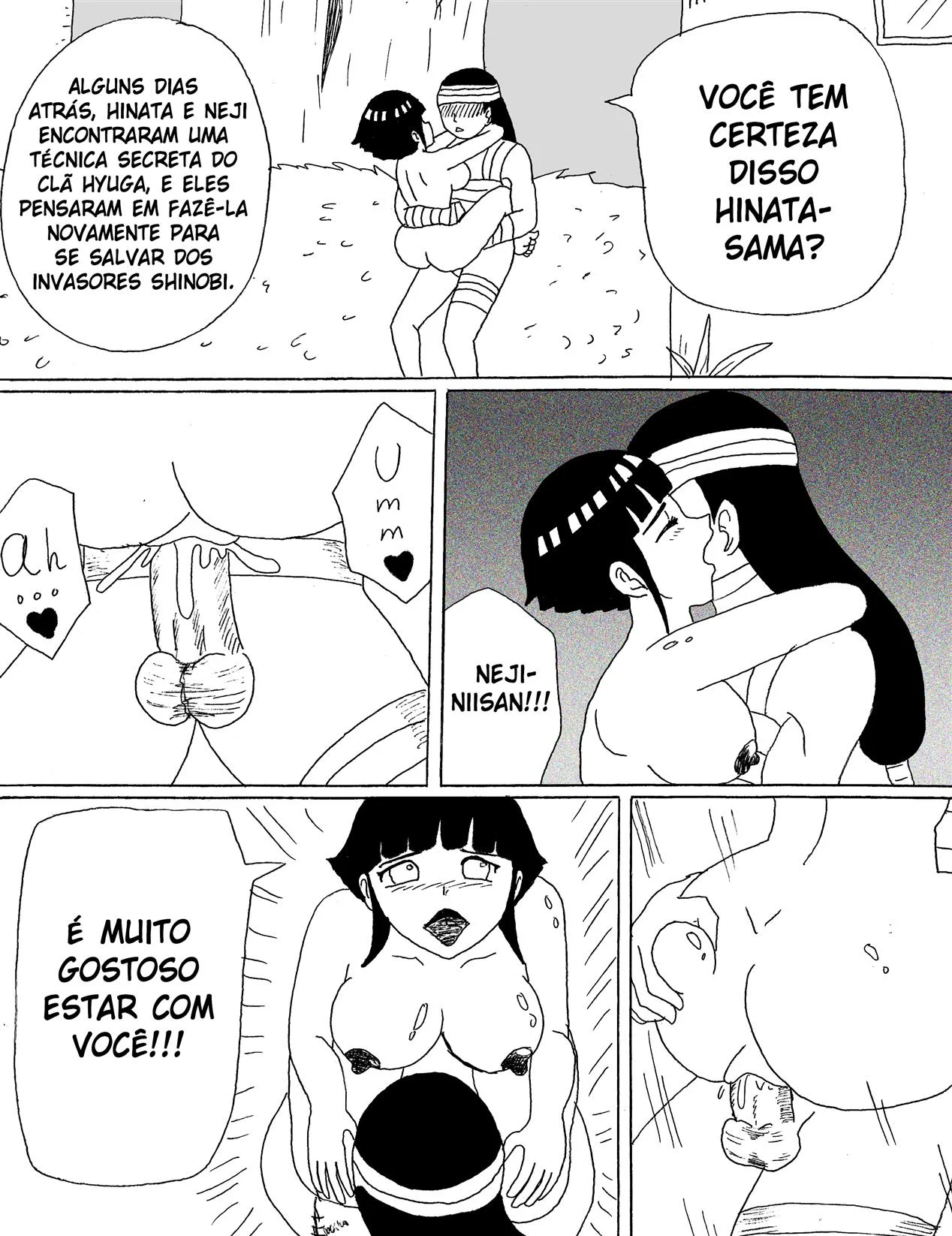 Sexo dos Hyugas 2 – HQ Hentai – Desenho de Sexo