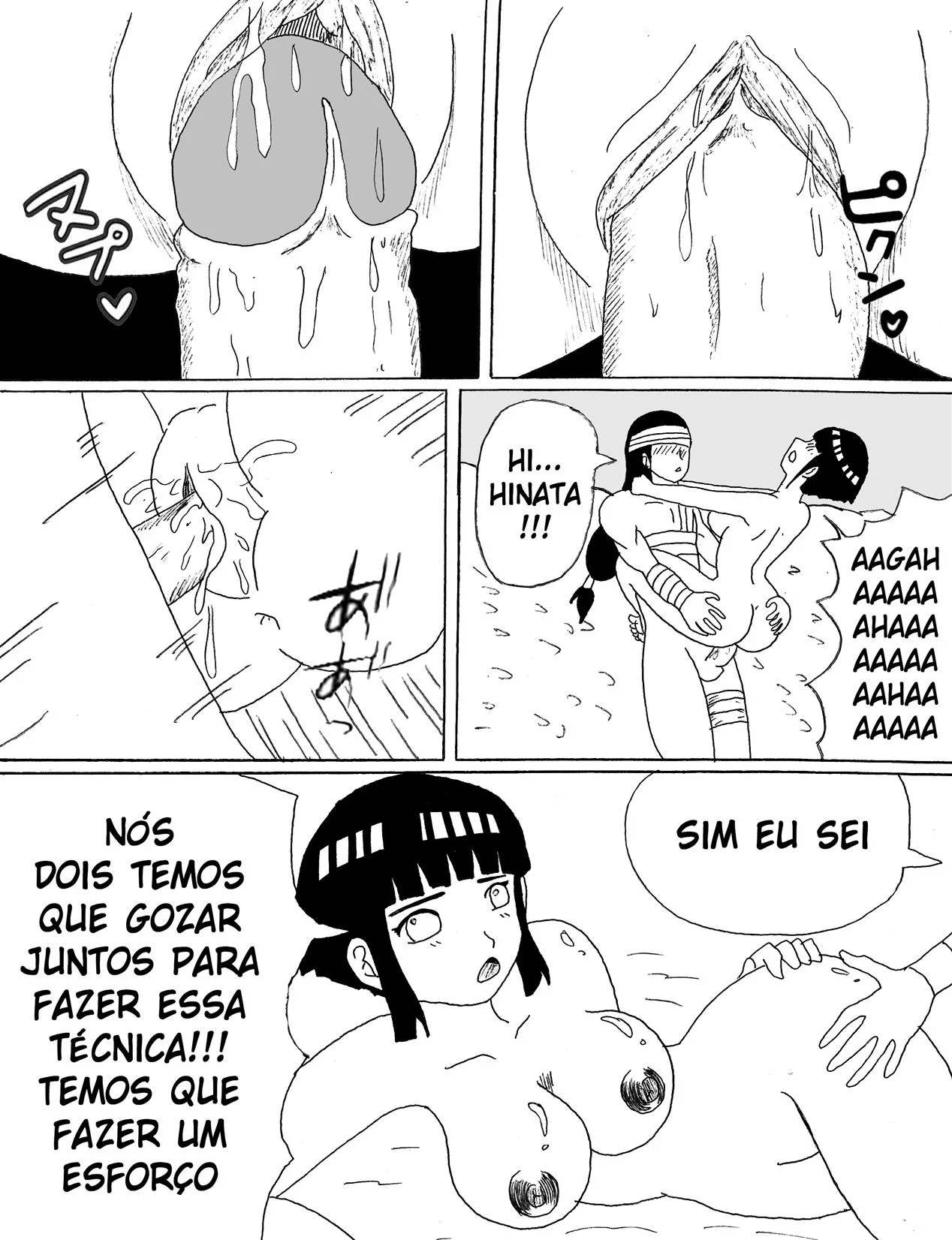 Sexo dos Hyugas 2 – HQ Hentai – Desenho de Sexo