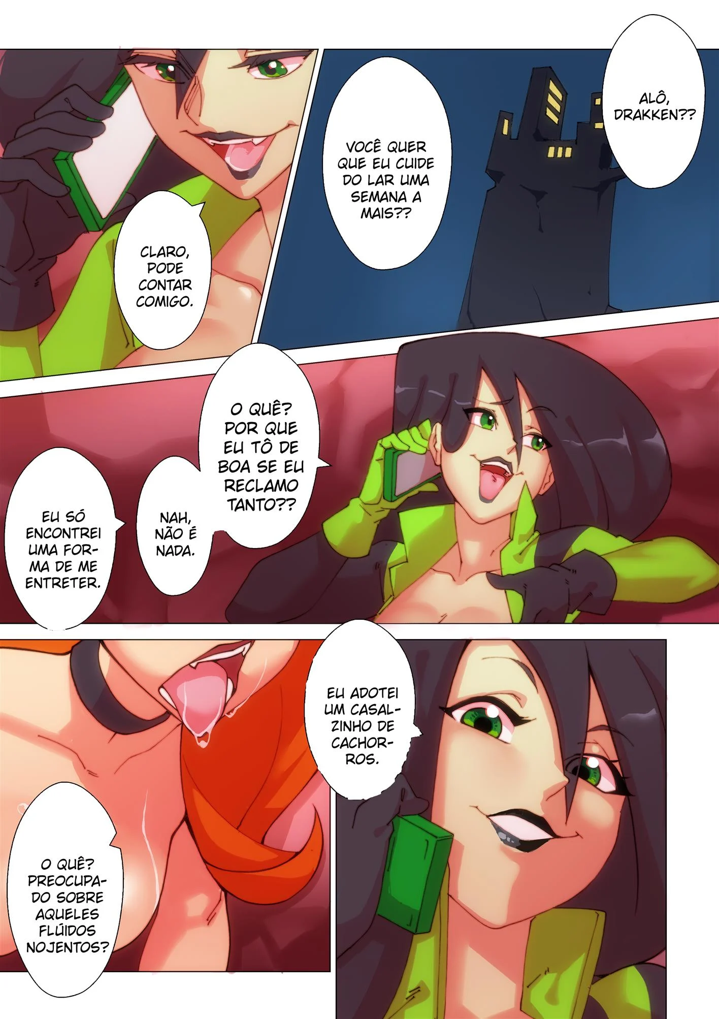Shego em chamas – Femdom – Atualizado