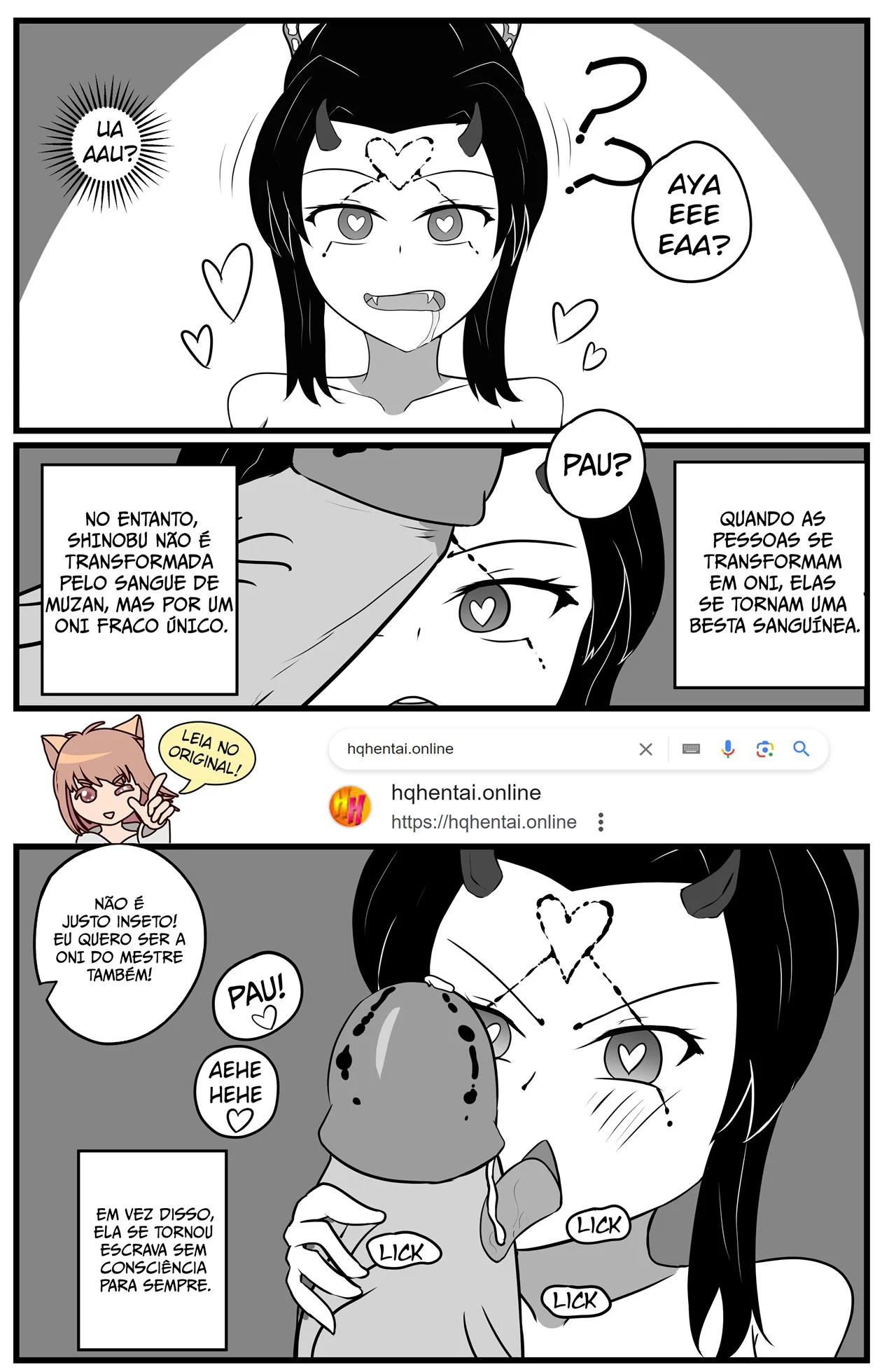 Shinobu Contra o Demônio Pervertido – Hentai – Versão Nacional